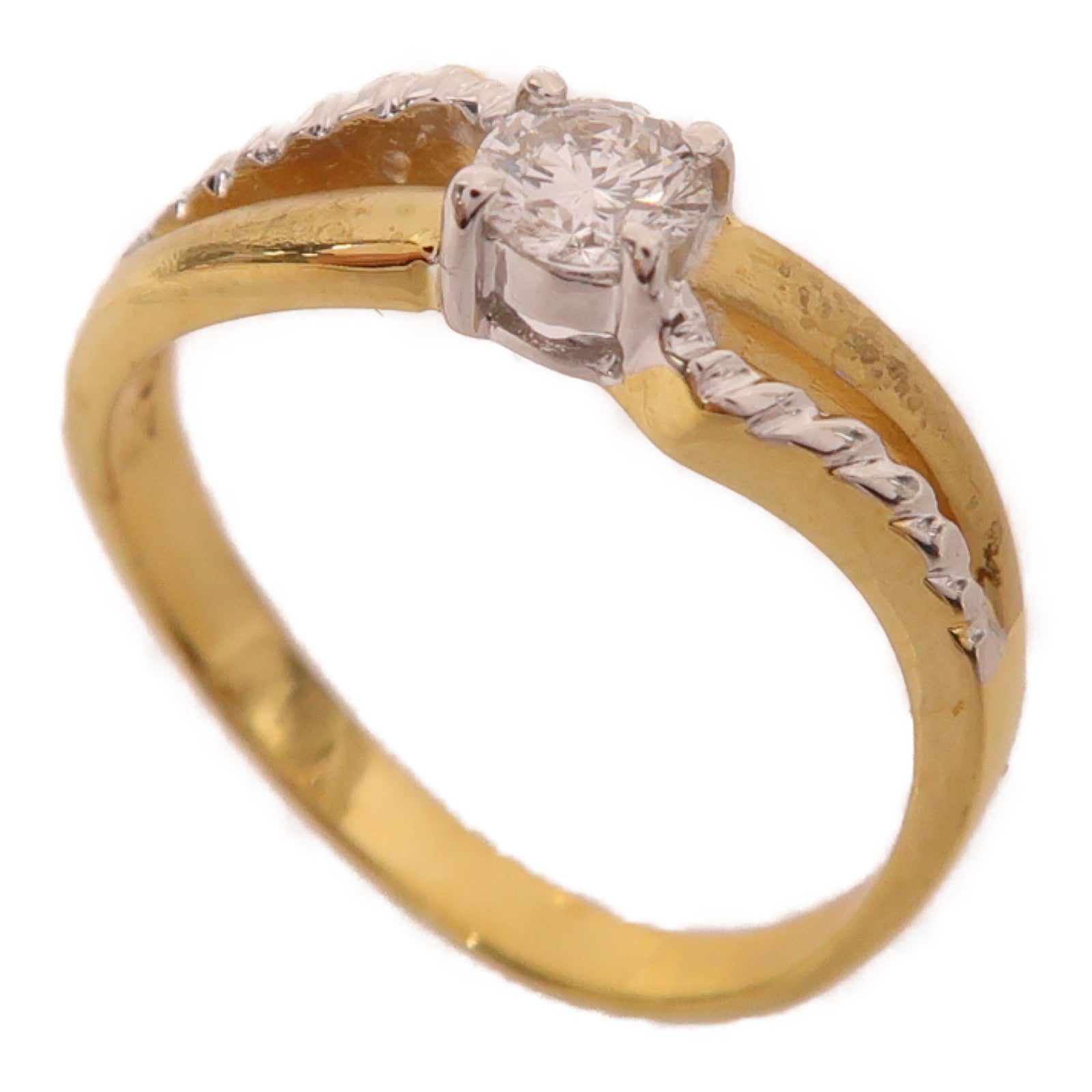 JEWELRY 【激減優惠】18K金Diamond3.2g 0.25ct鑽石戒指US#6.5