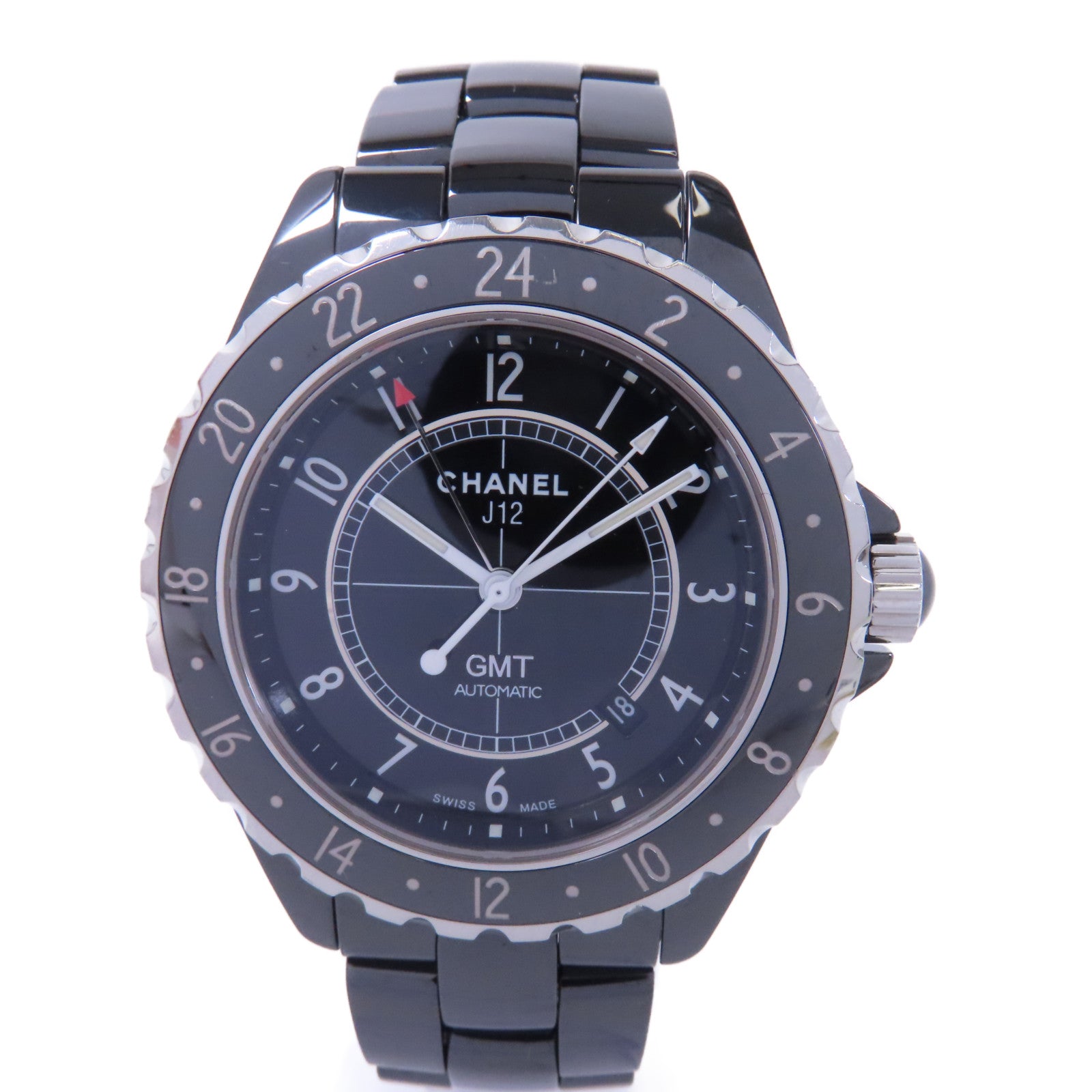 CHANEL J12 GMT陶瓷自動機芯手錶黑色