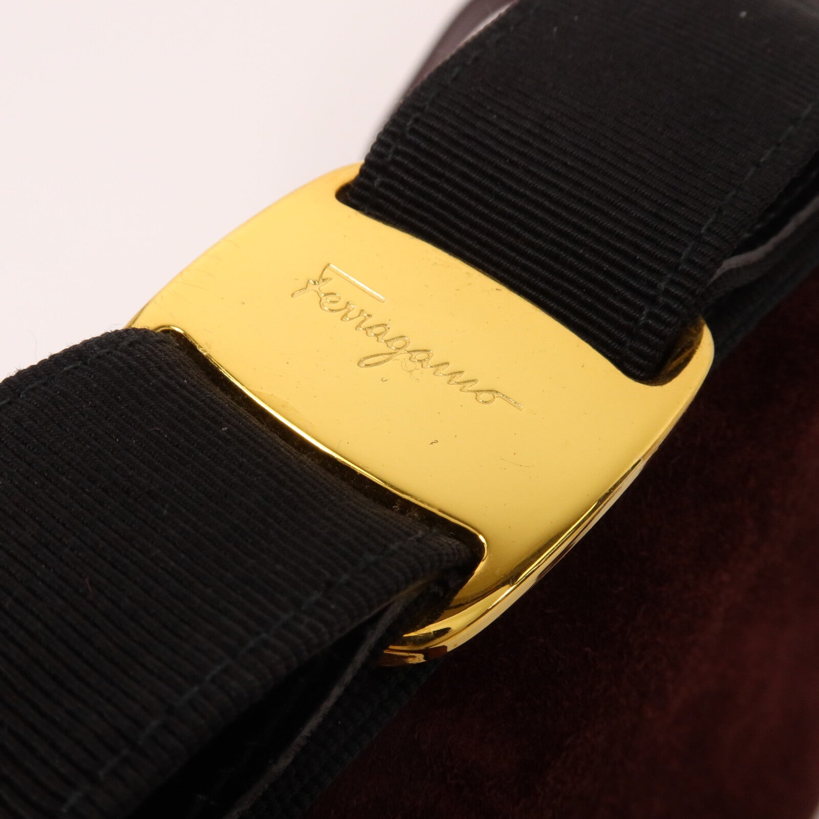 Salvatore Ferragamo 麂皮皮革Shoulder Bag手挽肩背兩用袋