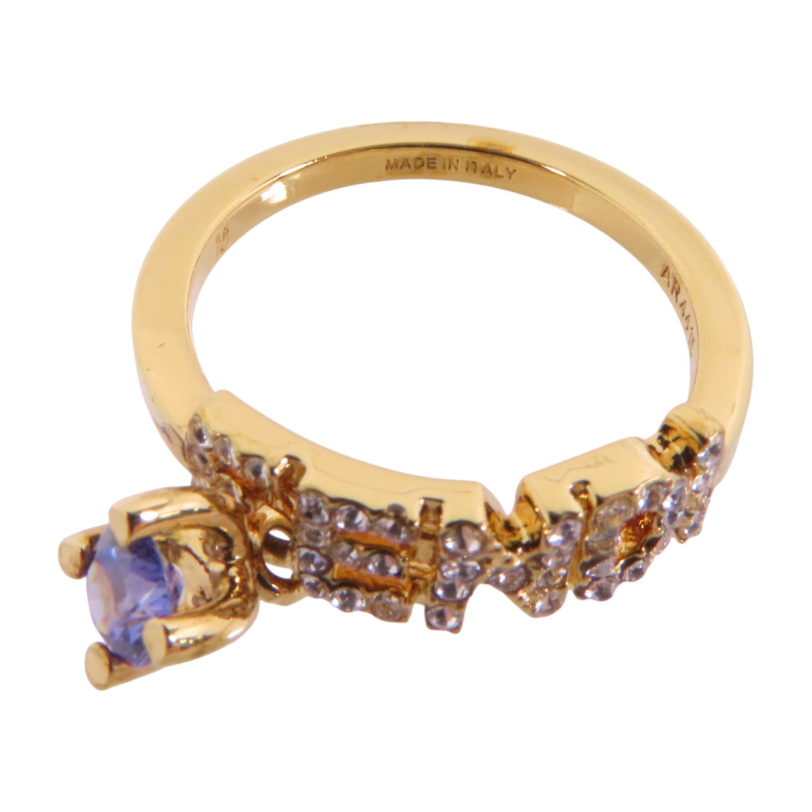 FENDI 金屬/水鑽Ring戒指US#6.25