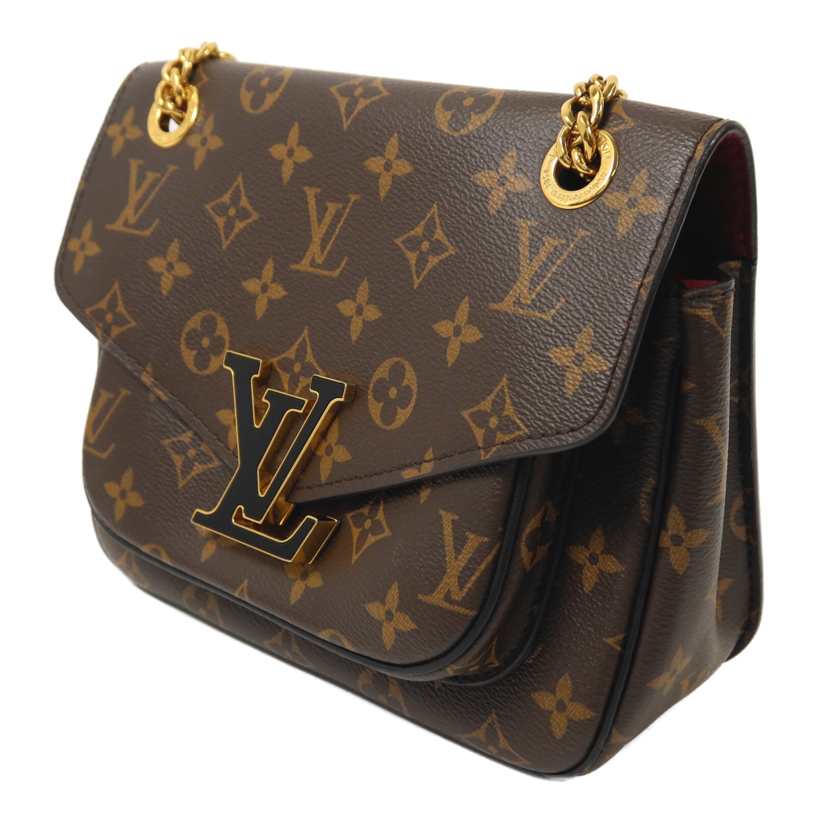 LOUIS VUITTON Monogram Passy鏈帶肩背袋