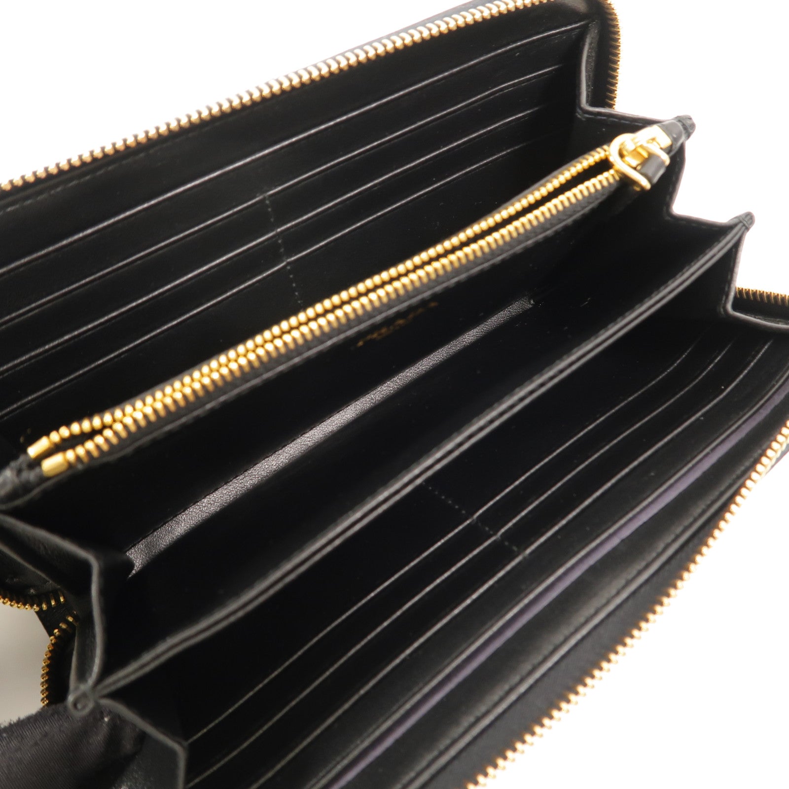 PRADA 牛皮皮革Zipper Long Wallet長錢包