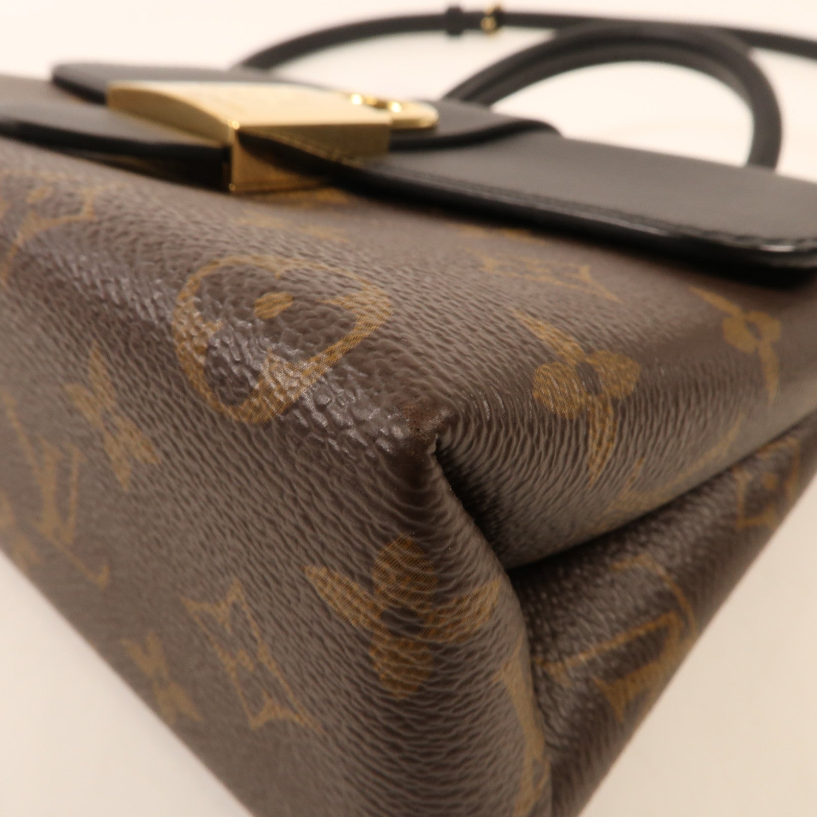 LOUIS VUITTON Monogram Locky BB金扣手挽肩背兩用袋