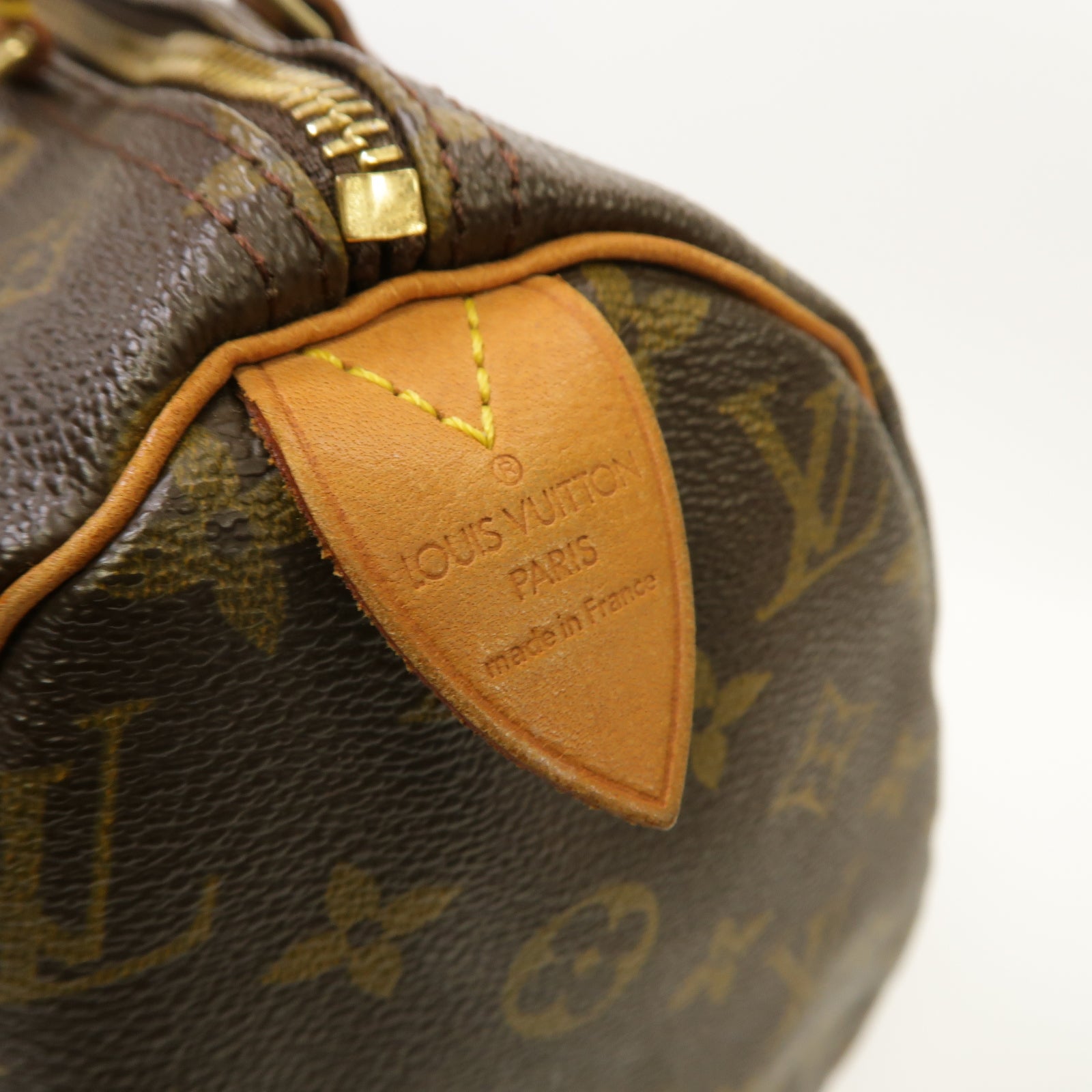 LOUIS VUITTON 【激減優惠】Monogram Speedy 30金扣手挽袋啡色