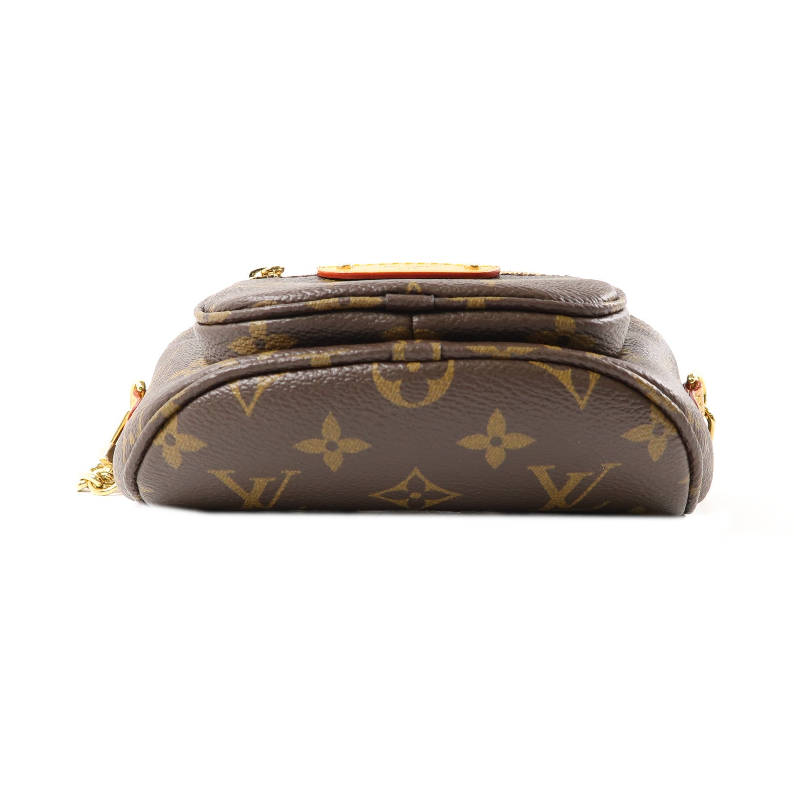 LOUIS VUITTON Monogram Mini Bumbag金扣手挽肩背兩用袋棕色