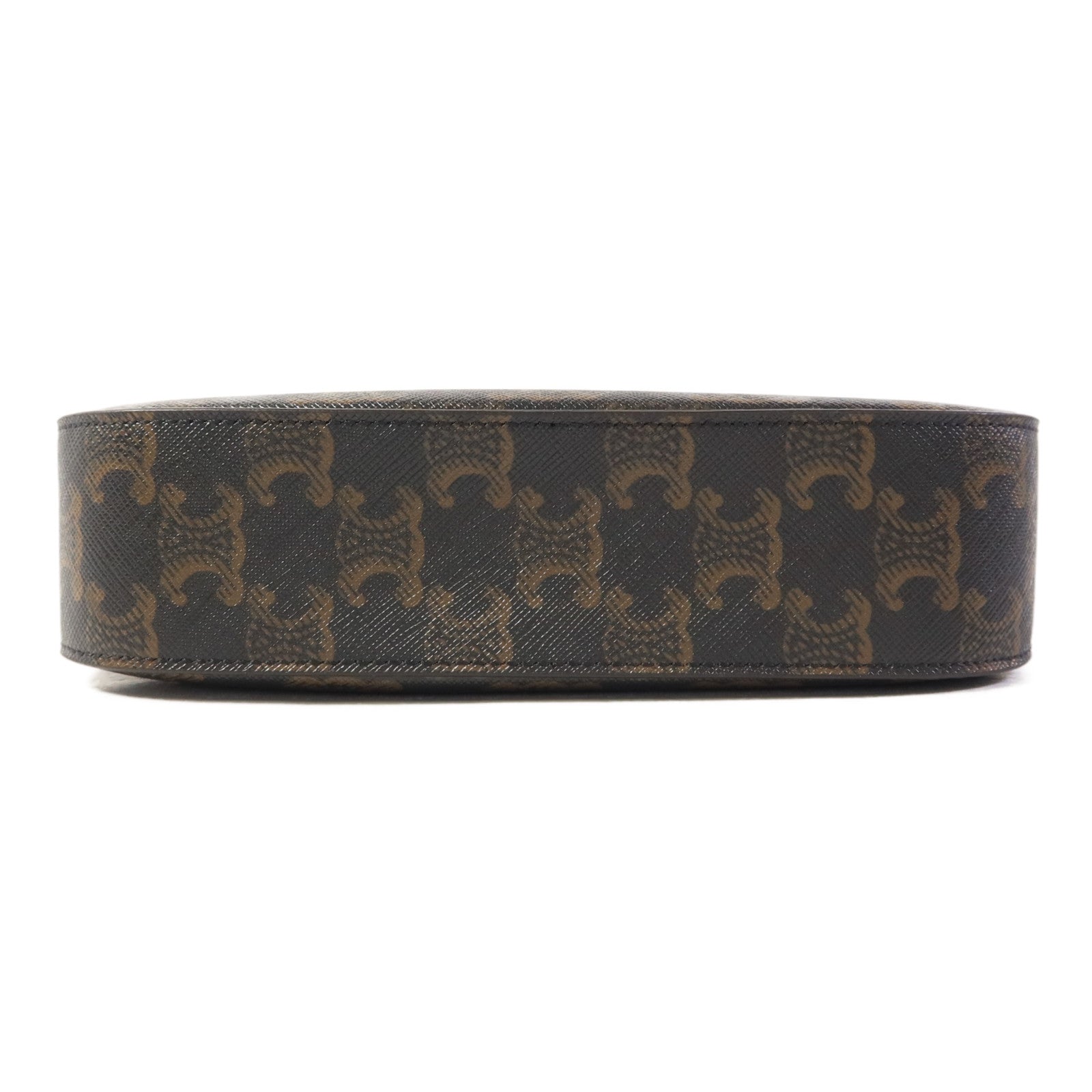 CELINE 塗層帆布Shoulder Bag金扣肩背袋