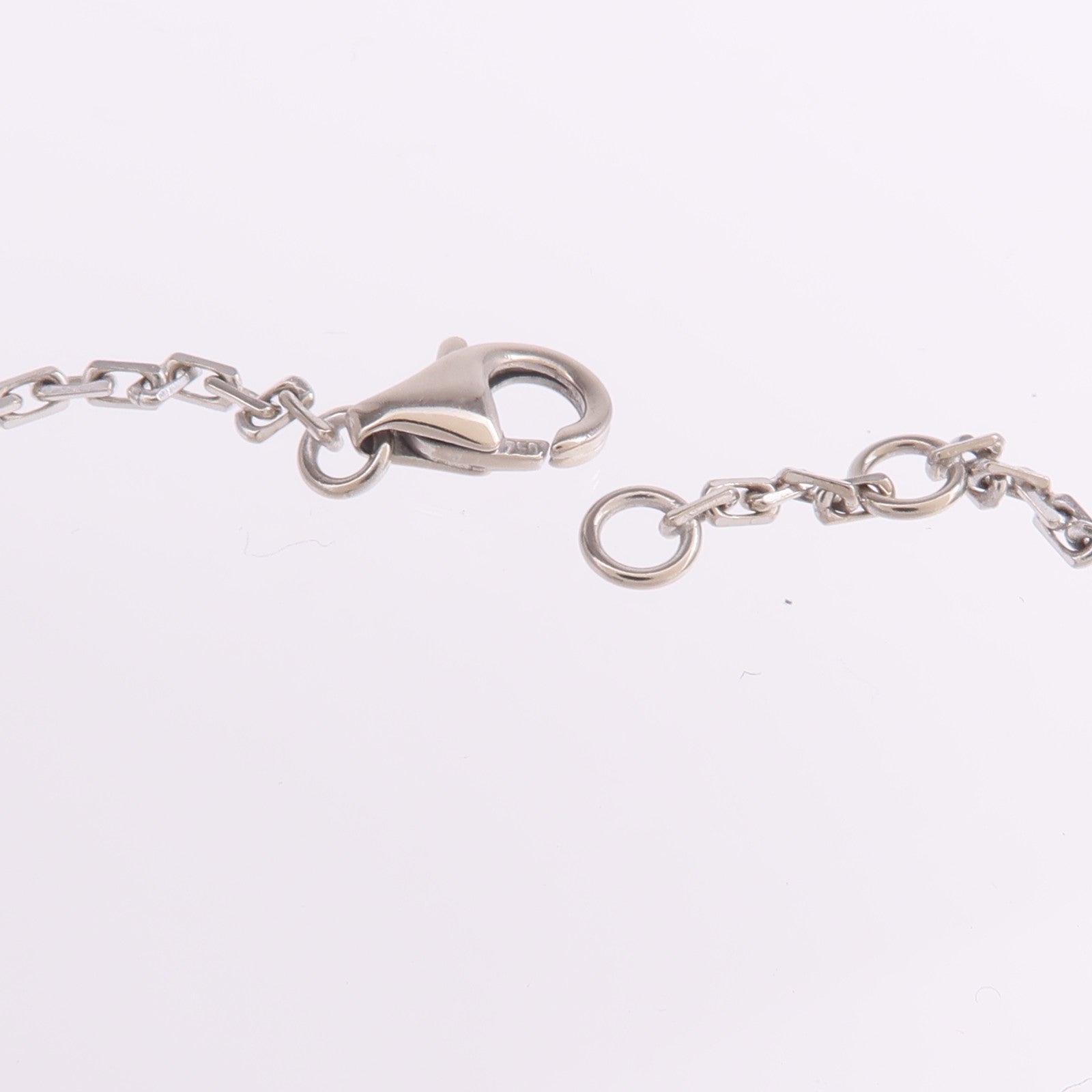CARTIER 18K白金/陶瓷Baby Love Bracelet手鏈