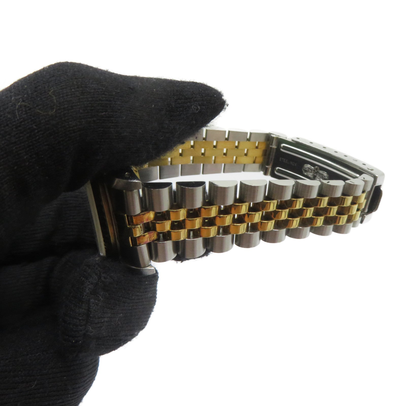 ROLEX Datejust (1993) 18K黃金/不鏽鋼手錶自動機芯金色