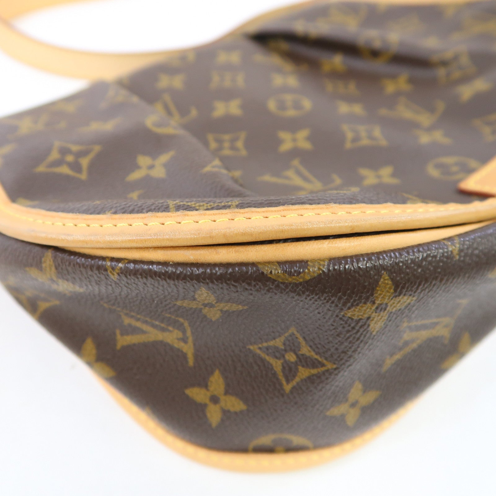 LOUIS VUITTON Monogram Menilmontant PM金扣肩背袋啡色