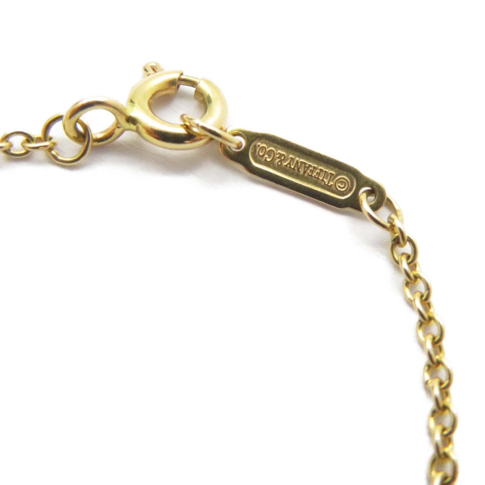 TIFFANY＆CO 18K玫瑰金T Two Double Chain Bracelet手鏈