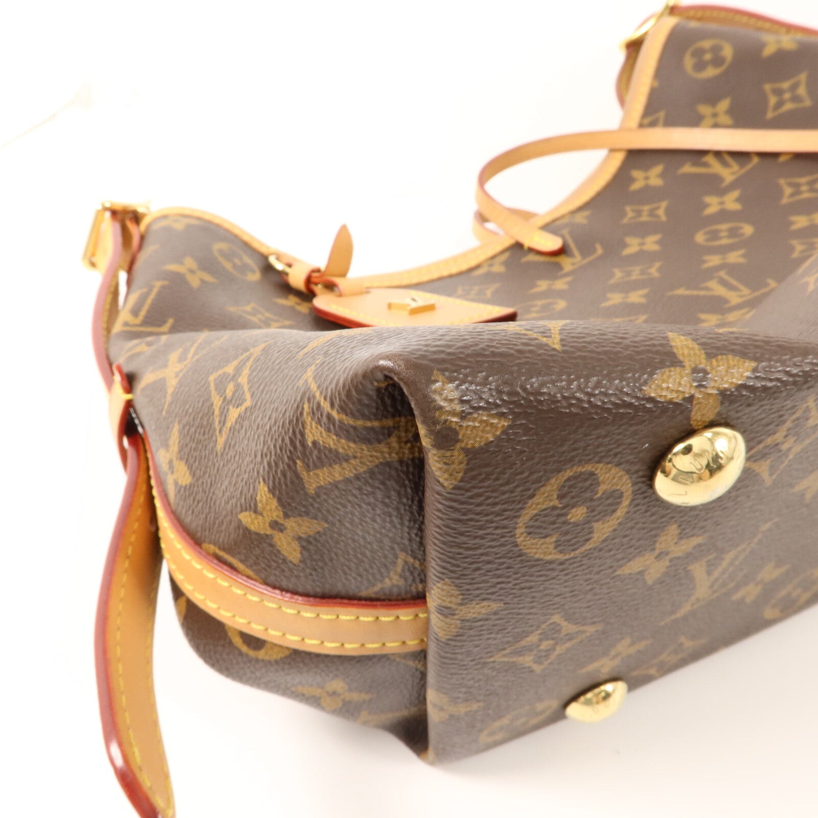 LOUIS VUITTON Monogram CarryAll PM金扣肩背袋