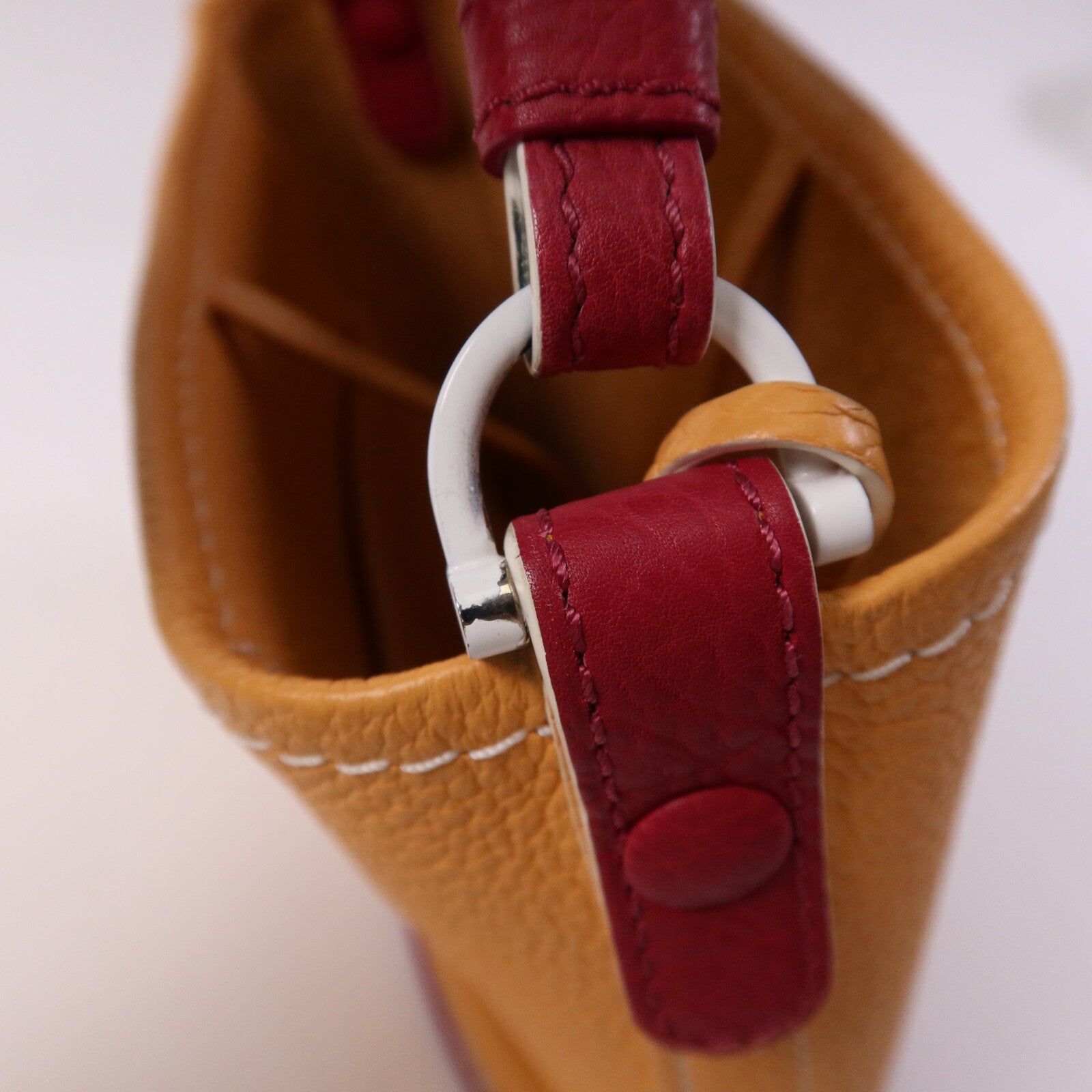 Delvaux 【激減優惠】Taurillon Soft Pin Mini Bucket手挽袋