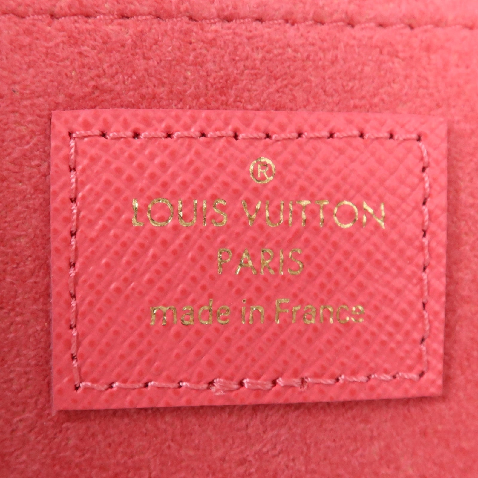 LOUIS VUITTON Monogram Felicie Pochette金扣鏈帶肩背袋