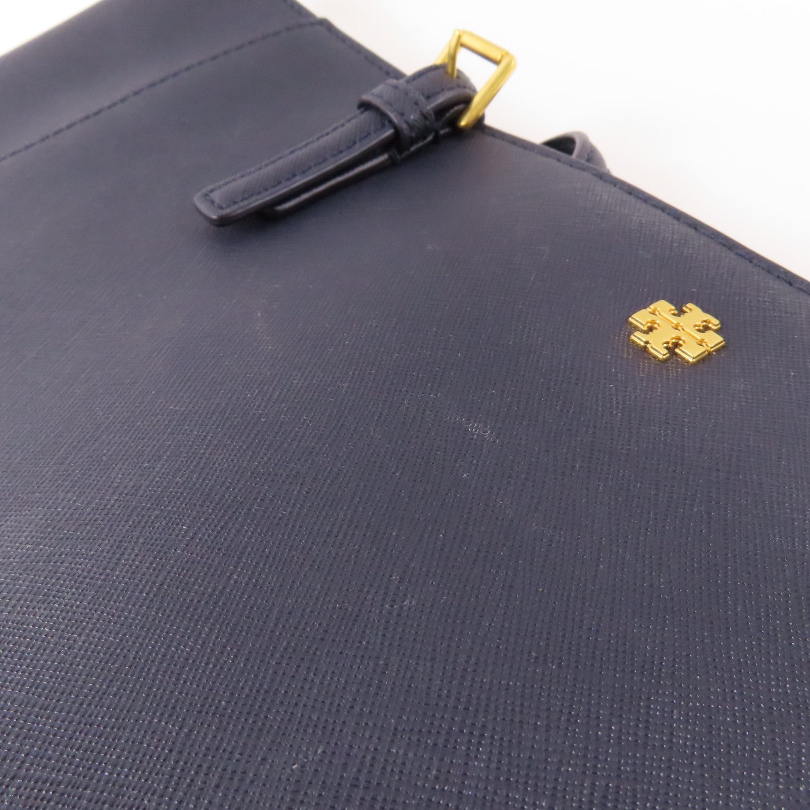 Tory Burch 牛皮皮革2Way Shoulder金扣手挽肩背兩用袋