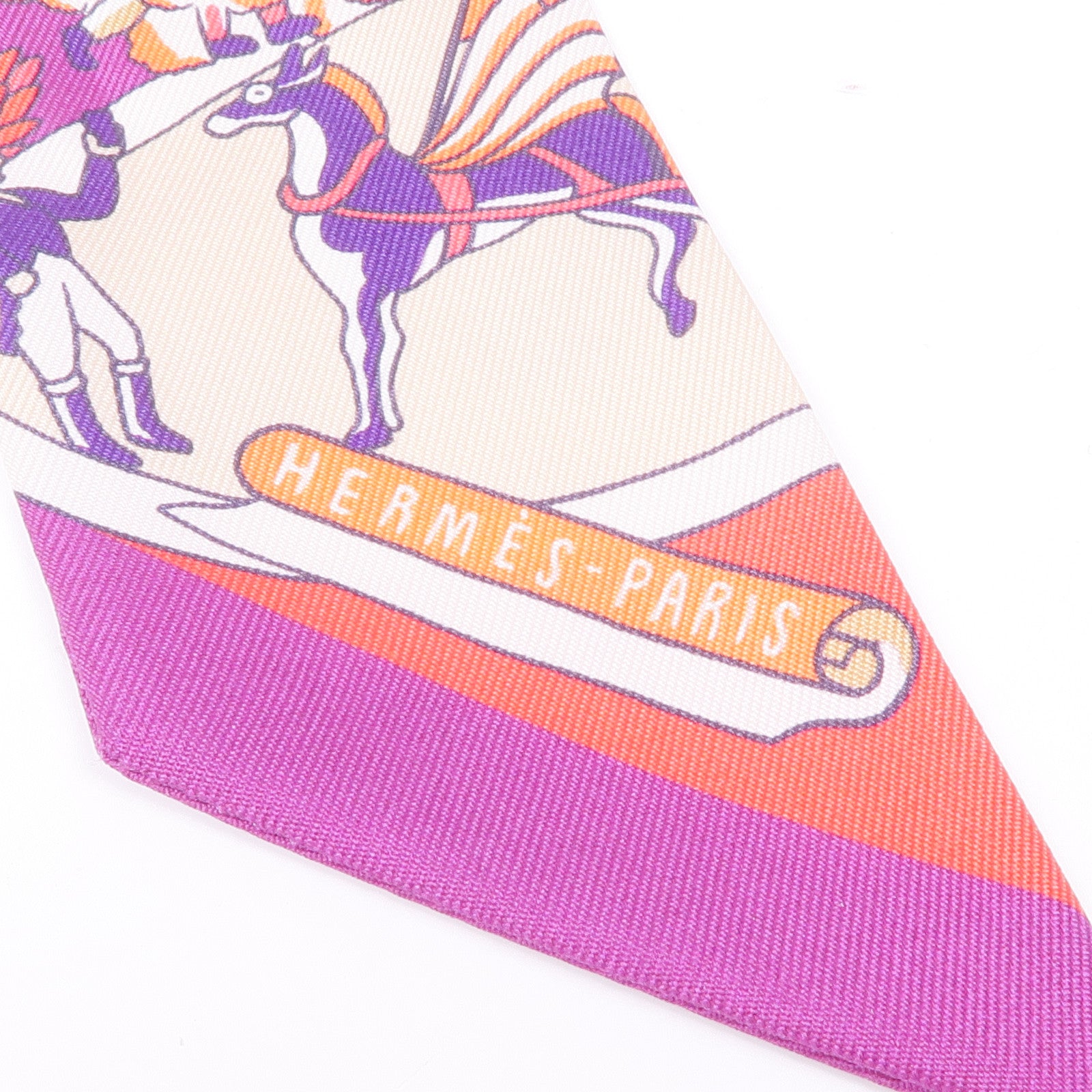 HERMES 絲質Twilly絲巾