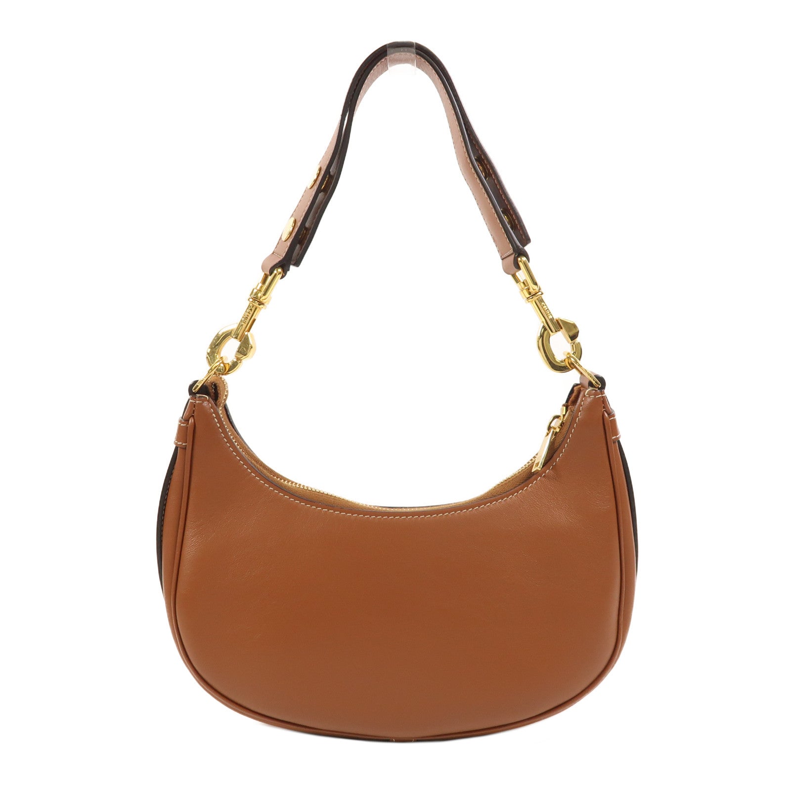 CELINE 牛皮皮革Ava金扣肩背袋