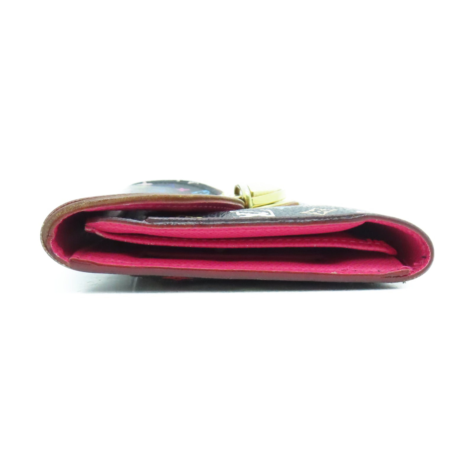 LOUIS VUITTON Multicolore Wallet金扣长钱包黑色