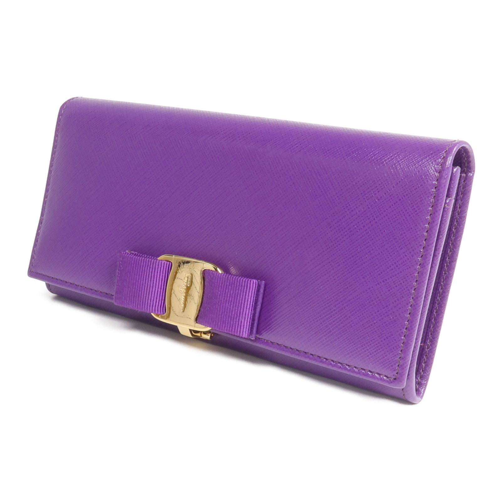 Salvatore Ferragamo 牛皮皮革Vara Bow Long Wallet長錢包