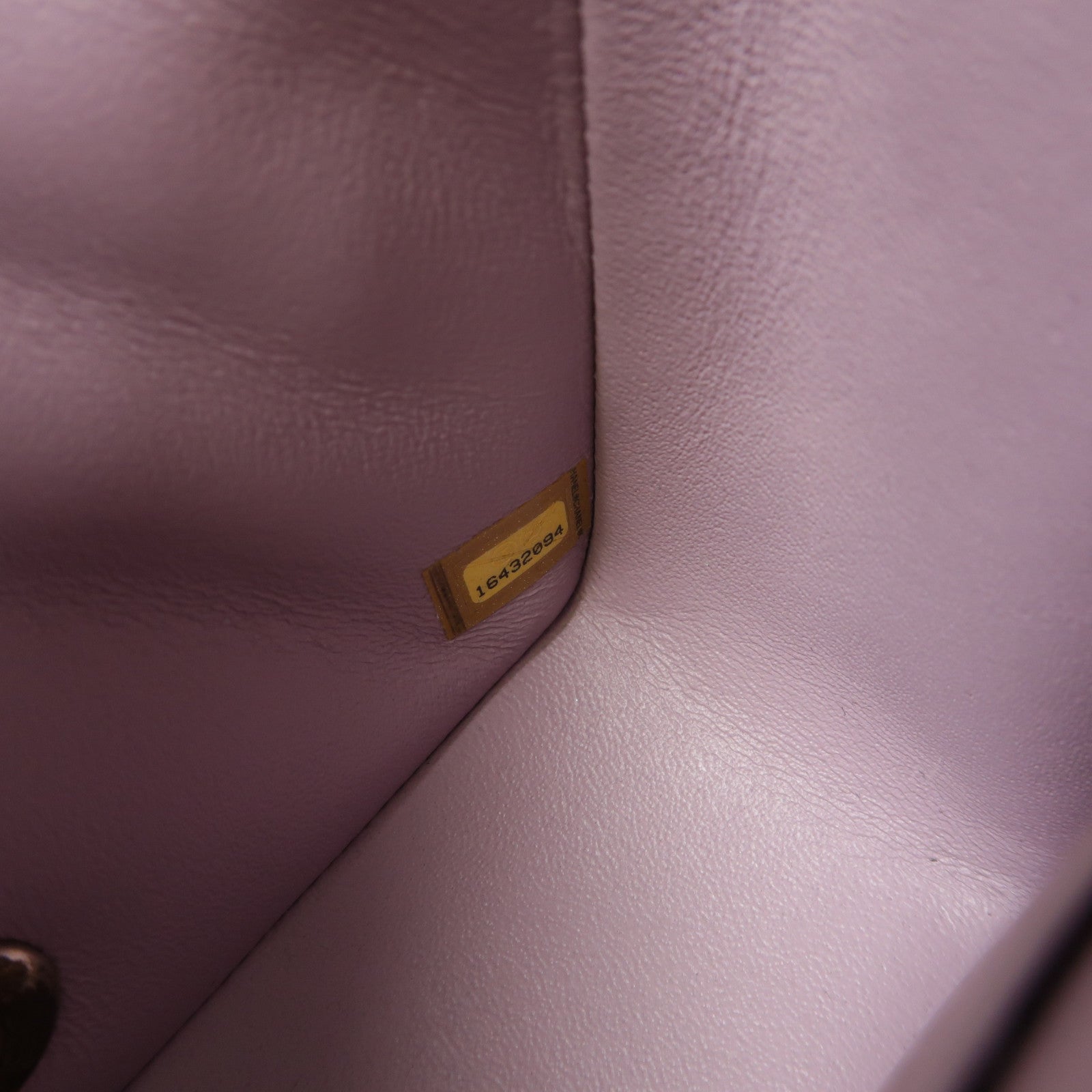 CHANEL 羊皮皮革Flap Bag 17cm銀扣鏈帶肩背袋