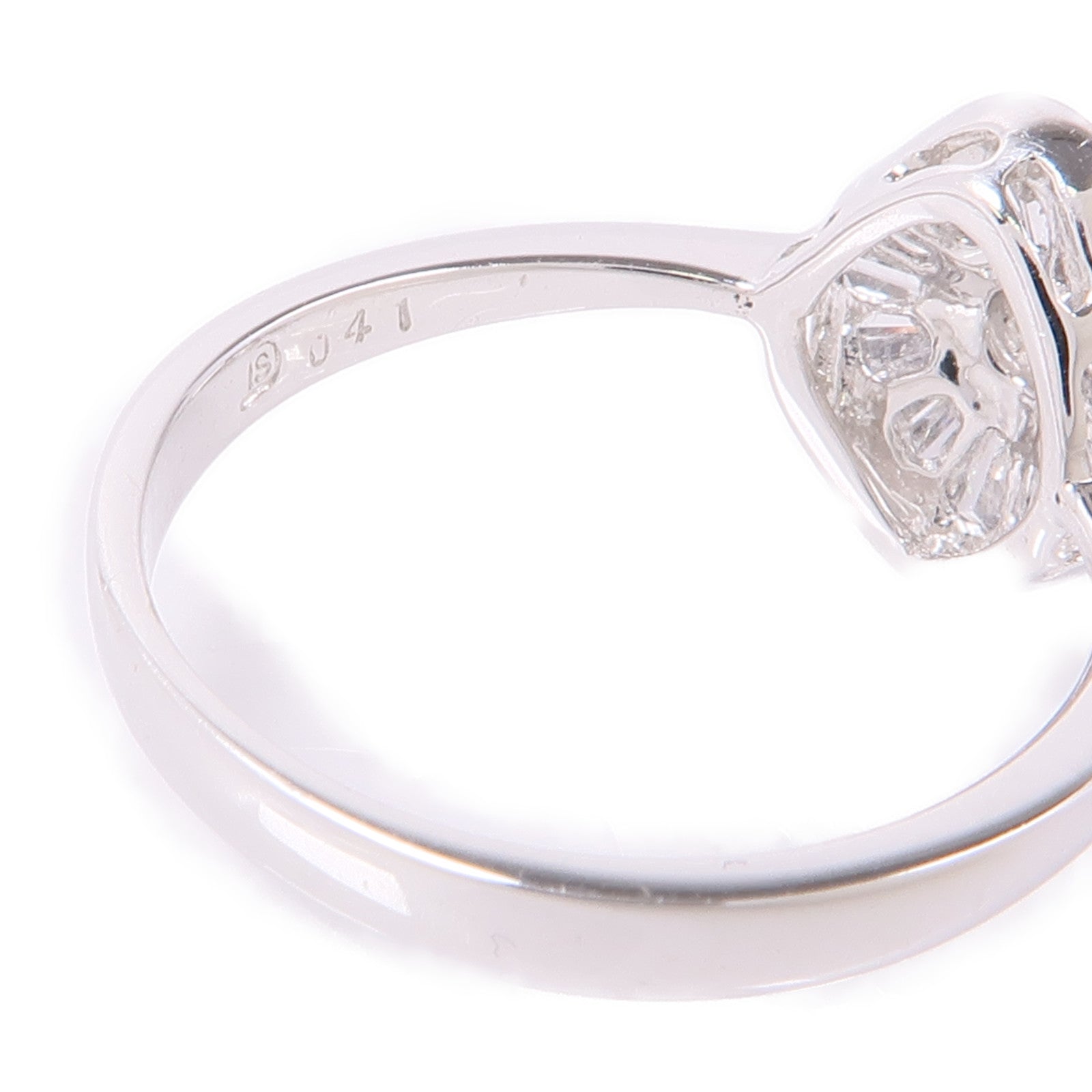 JEWELRY 【激減優惠】18K白金Diamond Ring鑽石戒指US#5.25