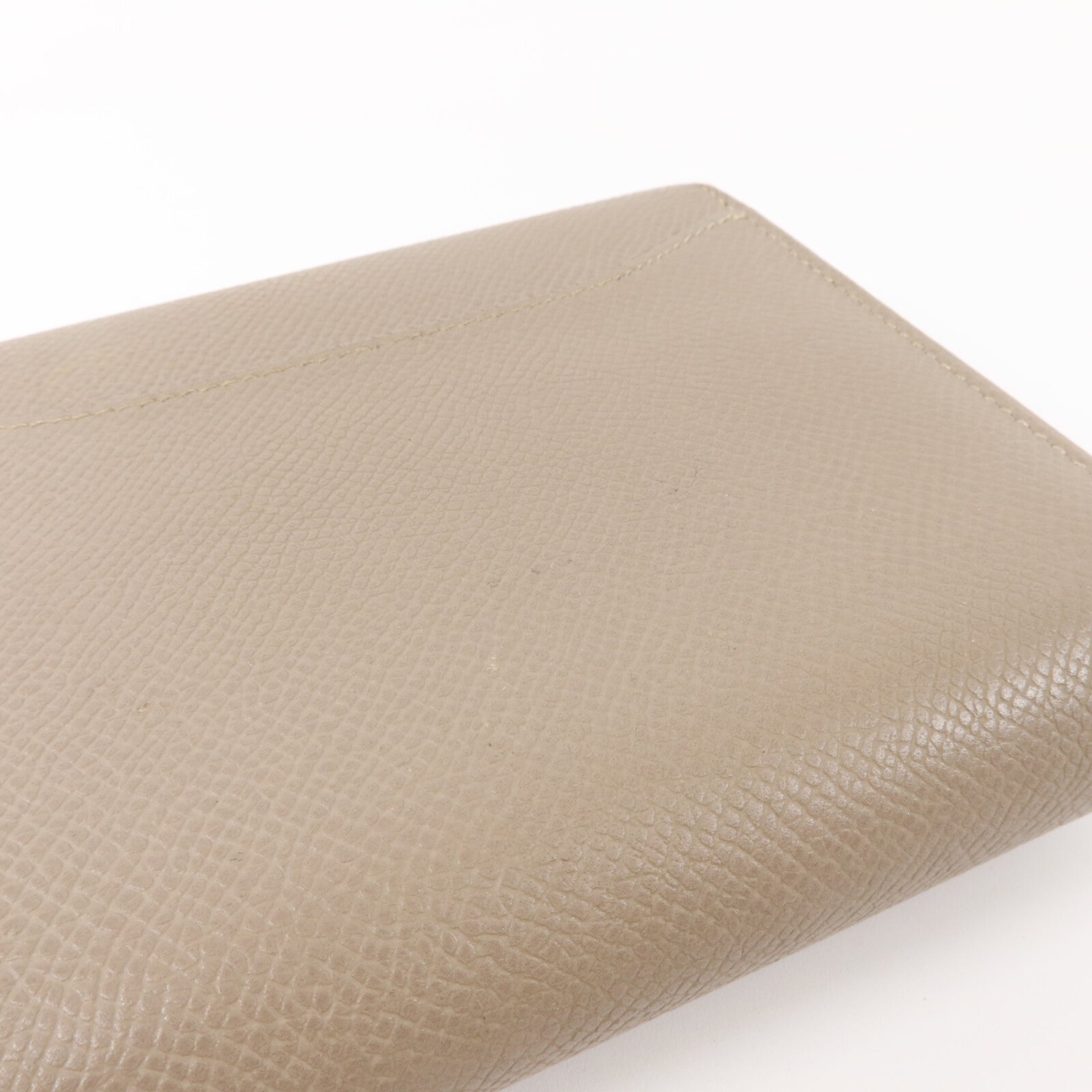 HERMES Epsom皮革Constance Compact Wallet錢包Gris Asphalte