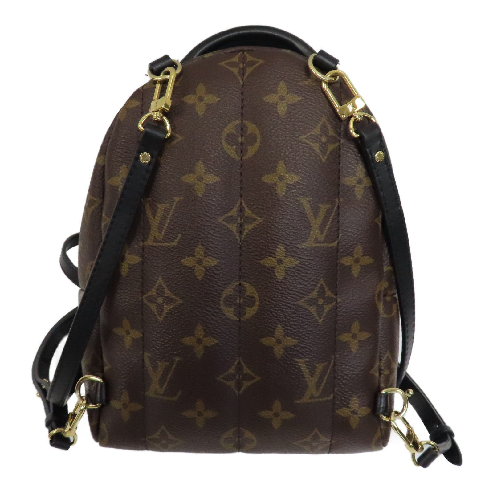 LOUIS VUITTON Monogram Palm Springs Bag金扣背包啡色