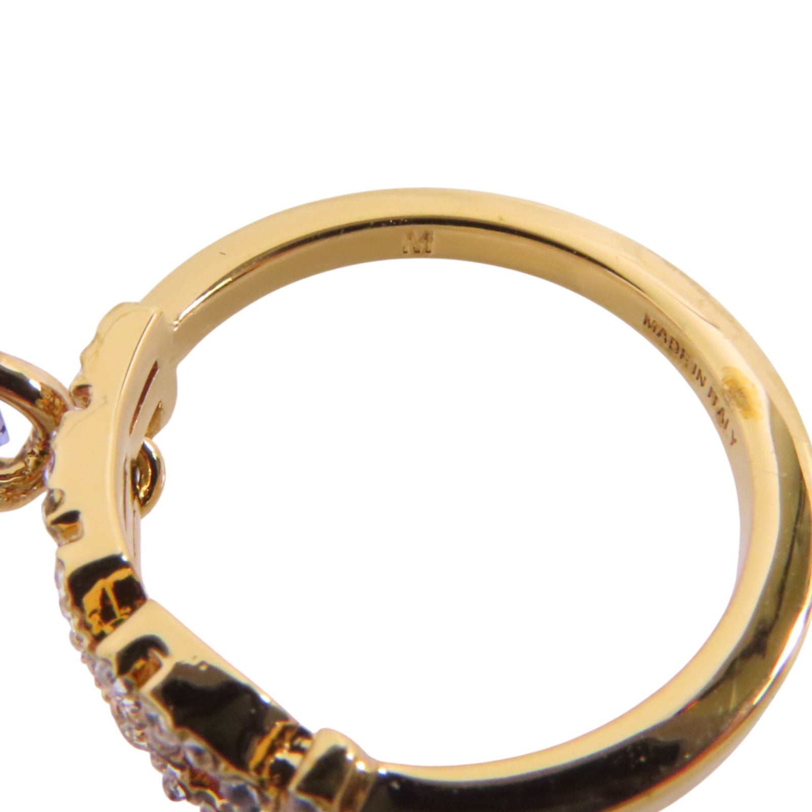 FENDI 金屬/水鑽Ring戒指US#6.25