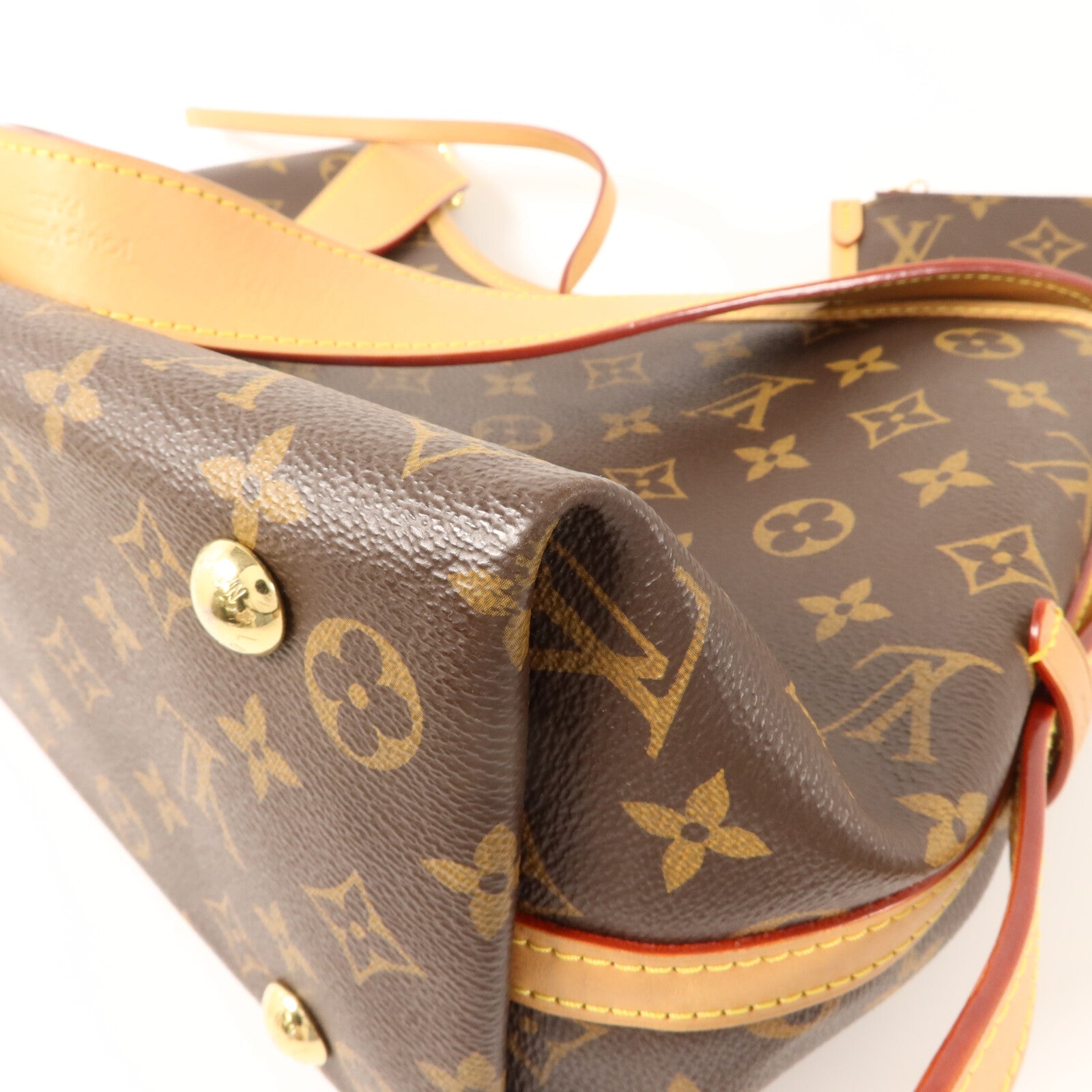 LOUIS VUITTON Monogram CarryAll PM金扣肩背袋