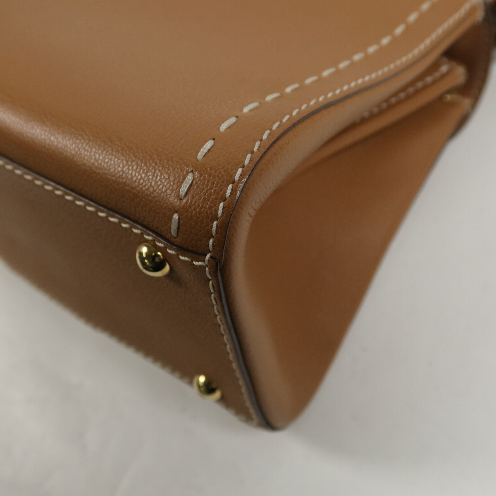 Delvaux 牛皮皮革Brillant Mini手挽肩背兩用袋