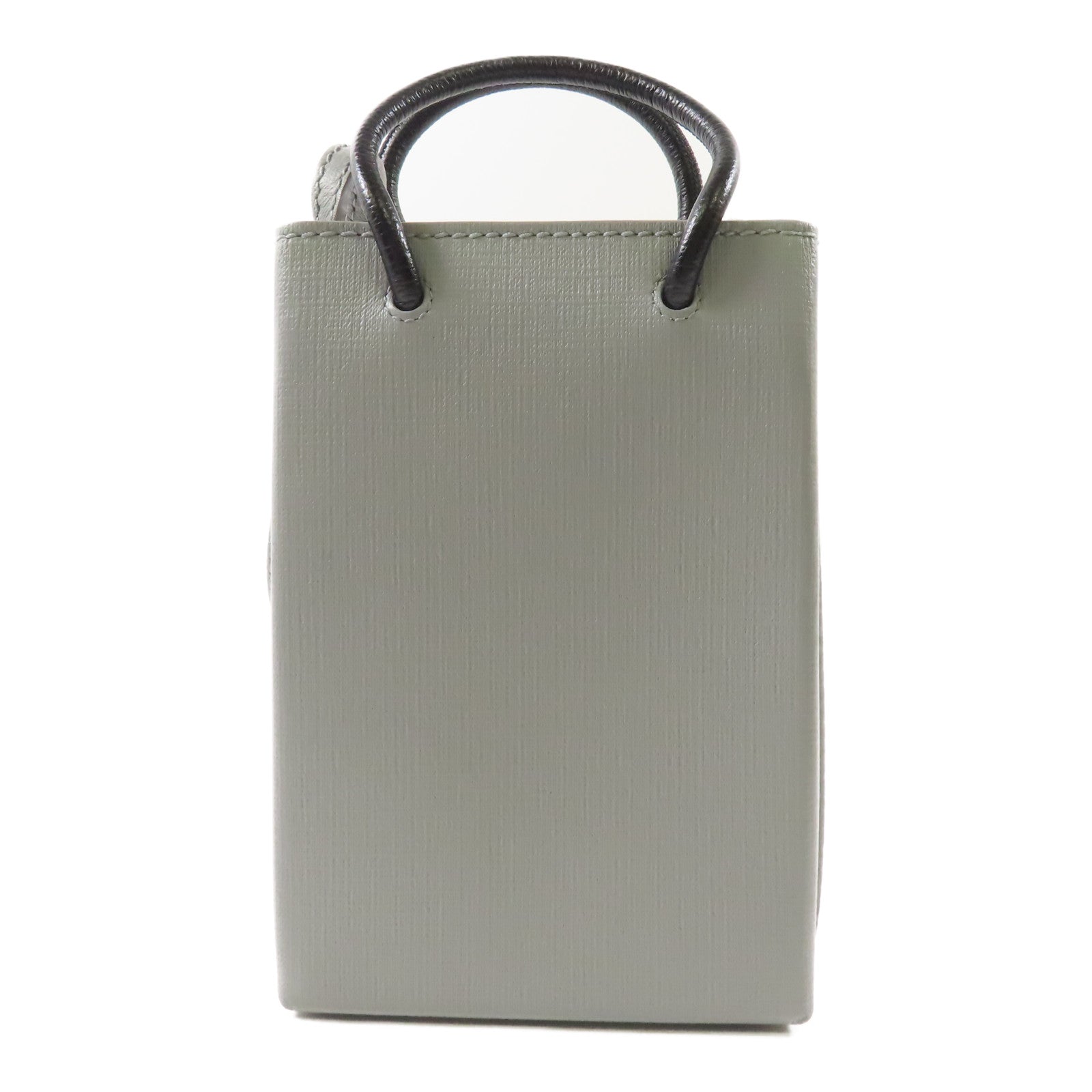 BALENCIAGA 牛皮皮革2 Way Shoulder Bag銀扣手挽肩背兩用袋
