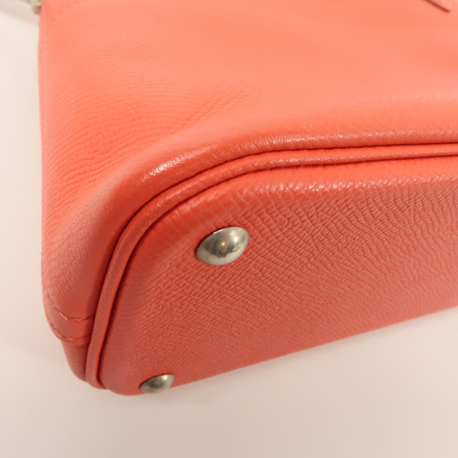 HERMES Epsom皮革Bolide 27手挽肩背兩用袋Rose Jaipur