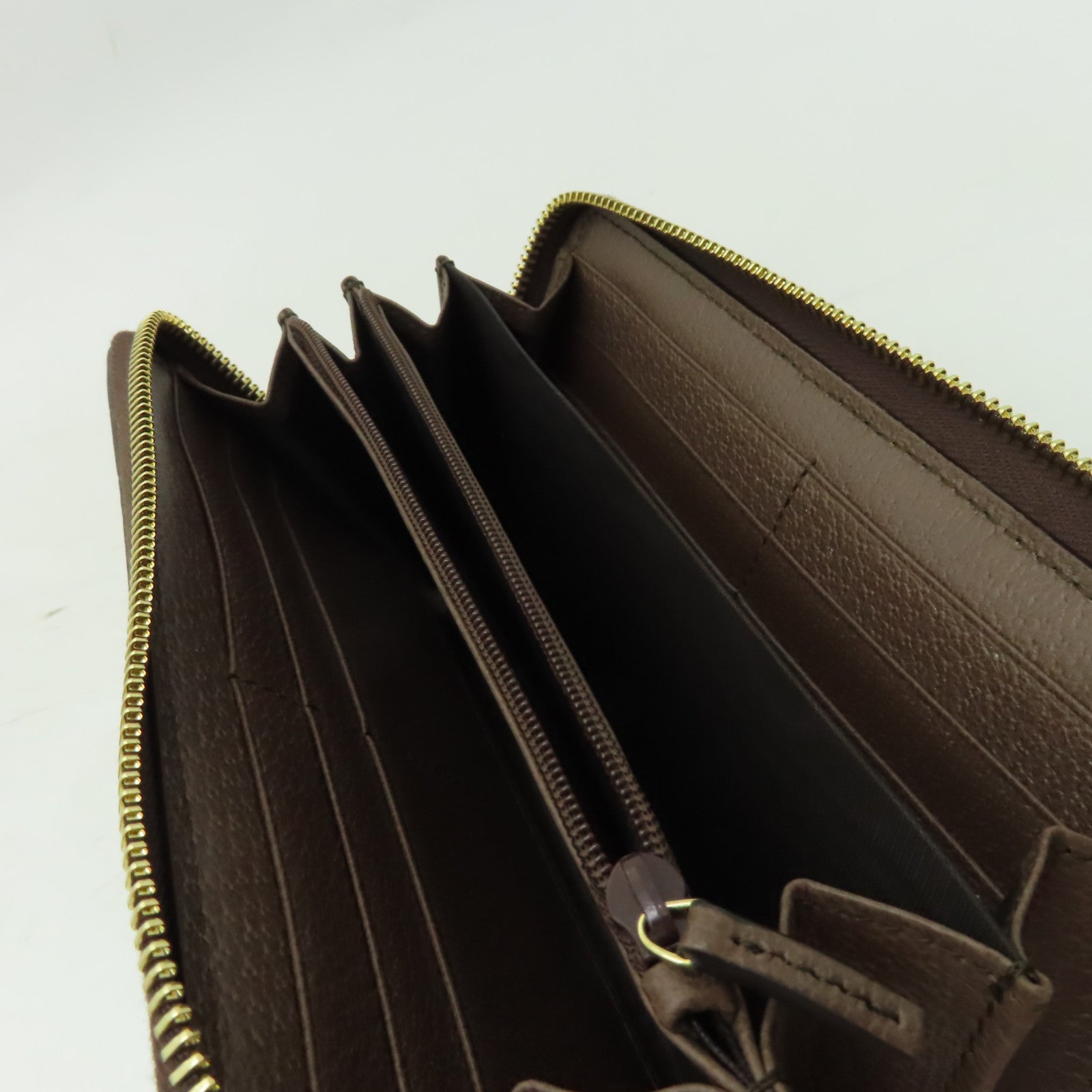 GUCCI 【激減優惠】塗層帆布Zipper Long Wallet金扣長錢包啡色