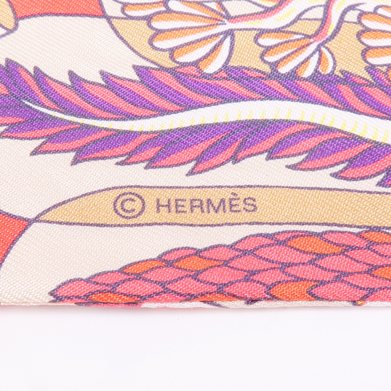 HERMES 絲質Twilly絲巾
