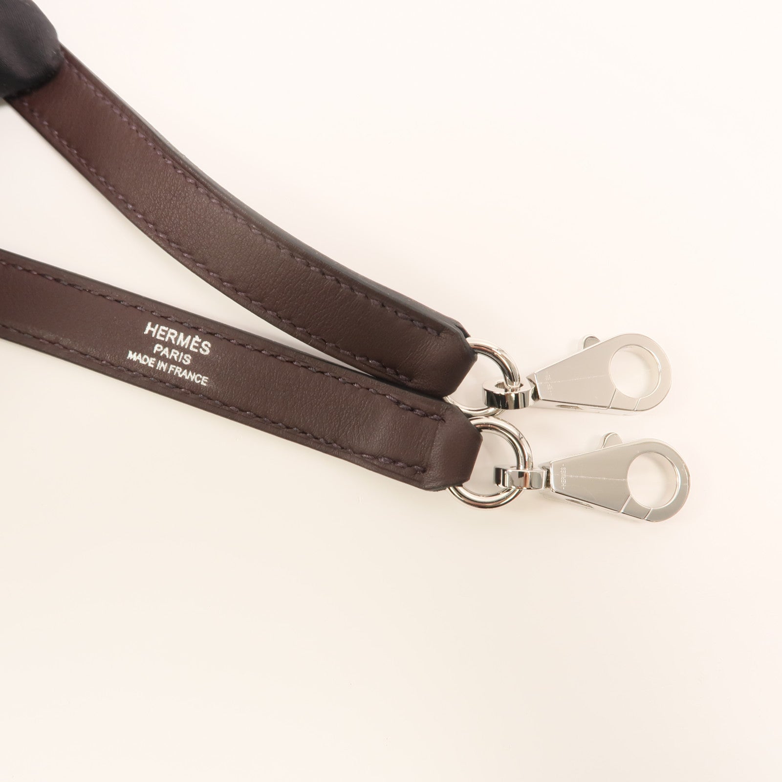 HERMES Evercolor皮革24/24 29cm銀扣手挽肩背兩用袋Rouge Sellier
