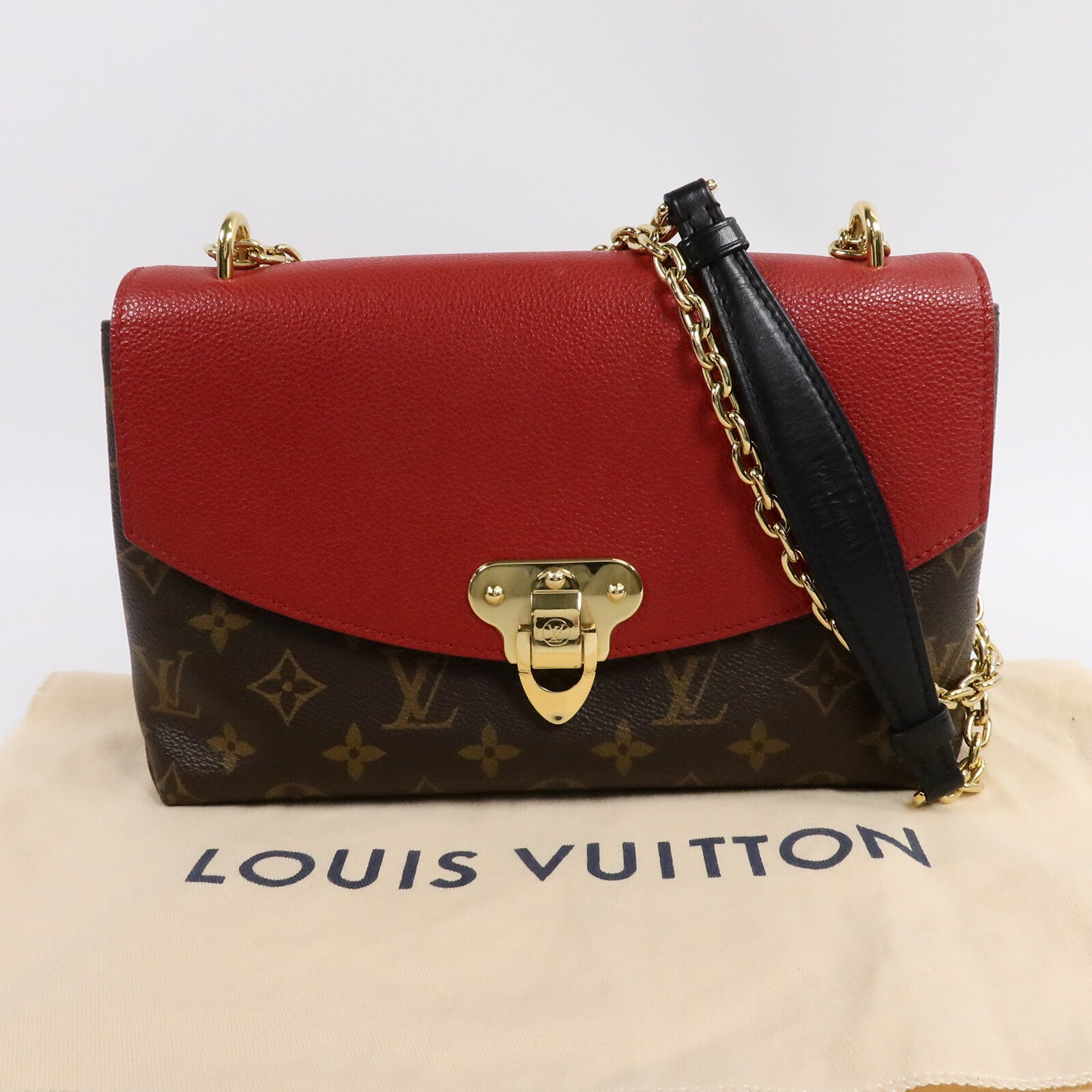 LOUIS VUITTON Monogram Saint Placide鏈帶肩背袋