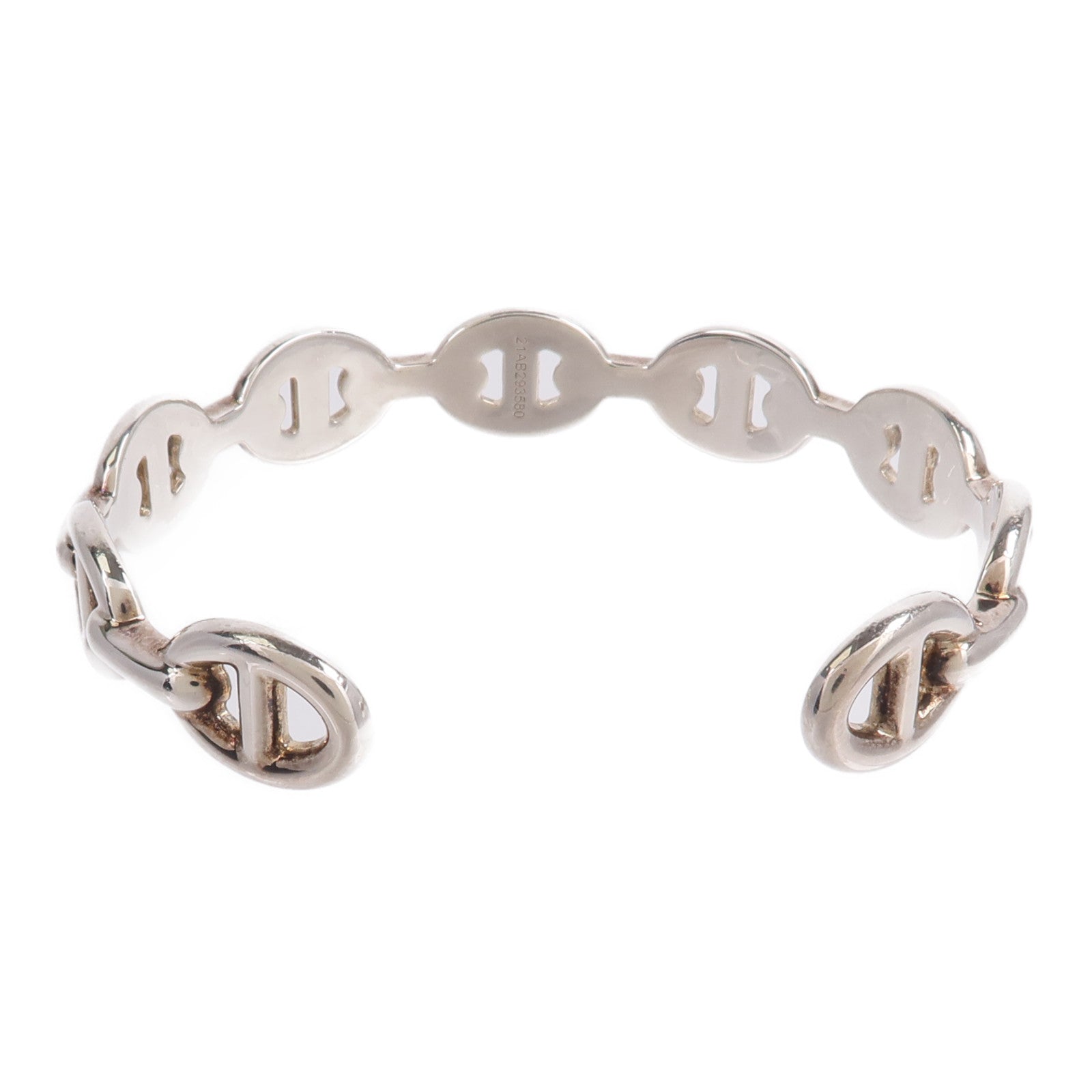 HERMES 925純銀Chaine d'ancre Enchainee Bracelet手鐲