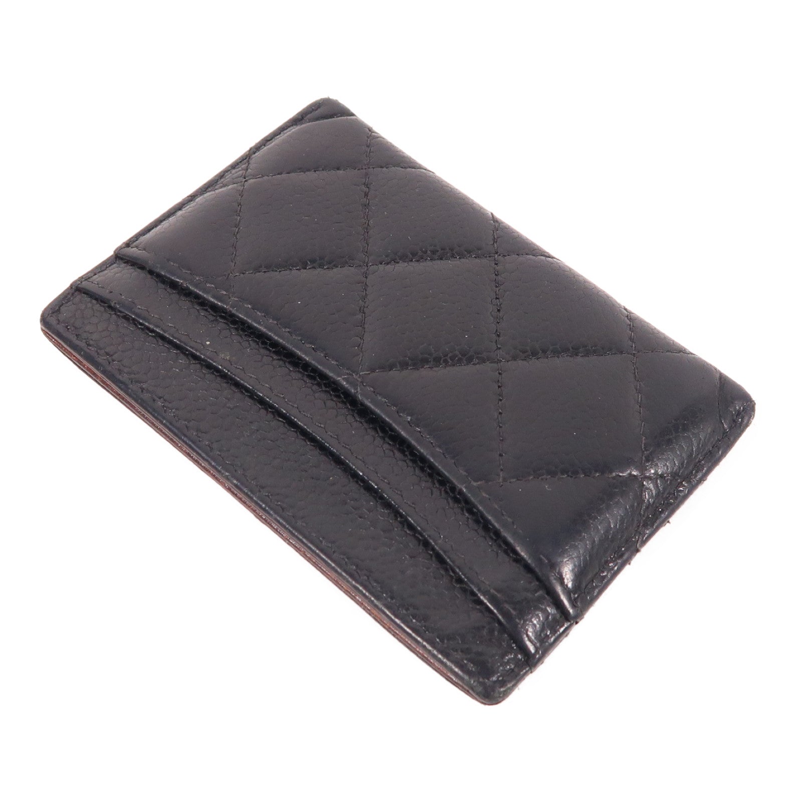 CHANEL 牛皮皮革Card Case金扣卡片套