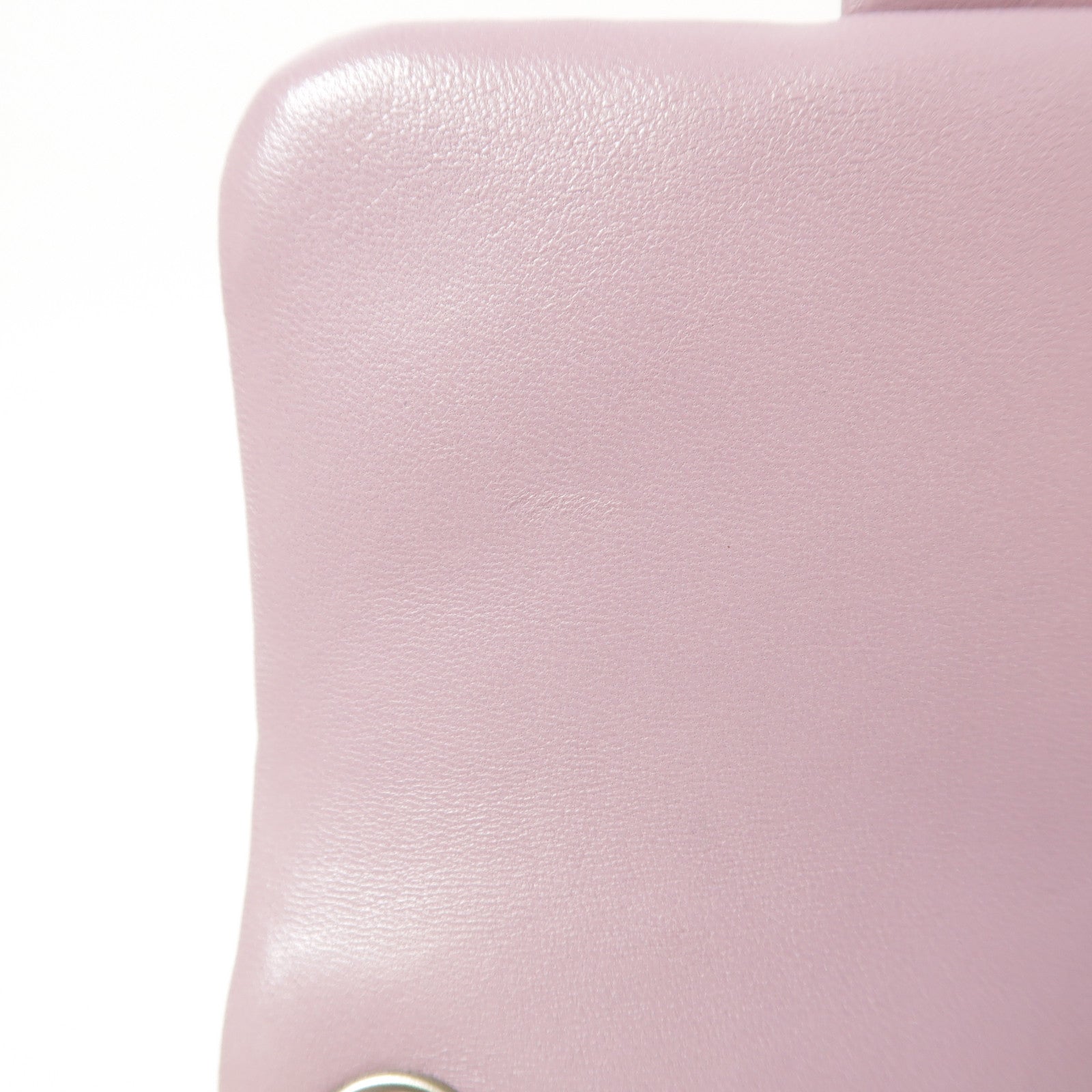CHANEL 羊皮皮革Flap Bag 17cm銀扣鏈帶肩背袋