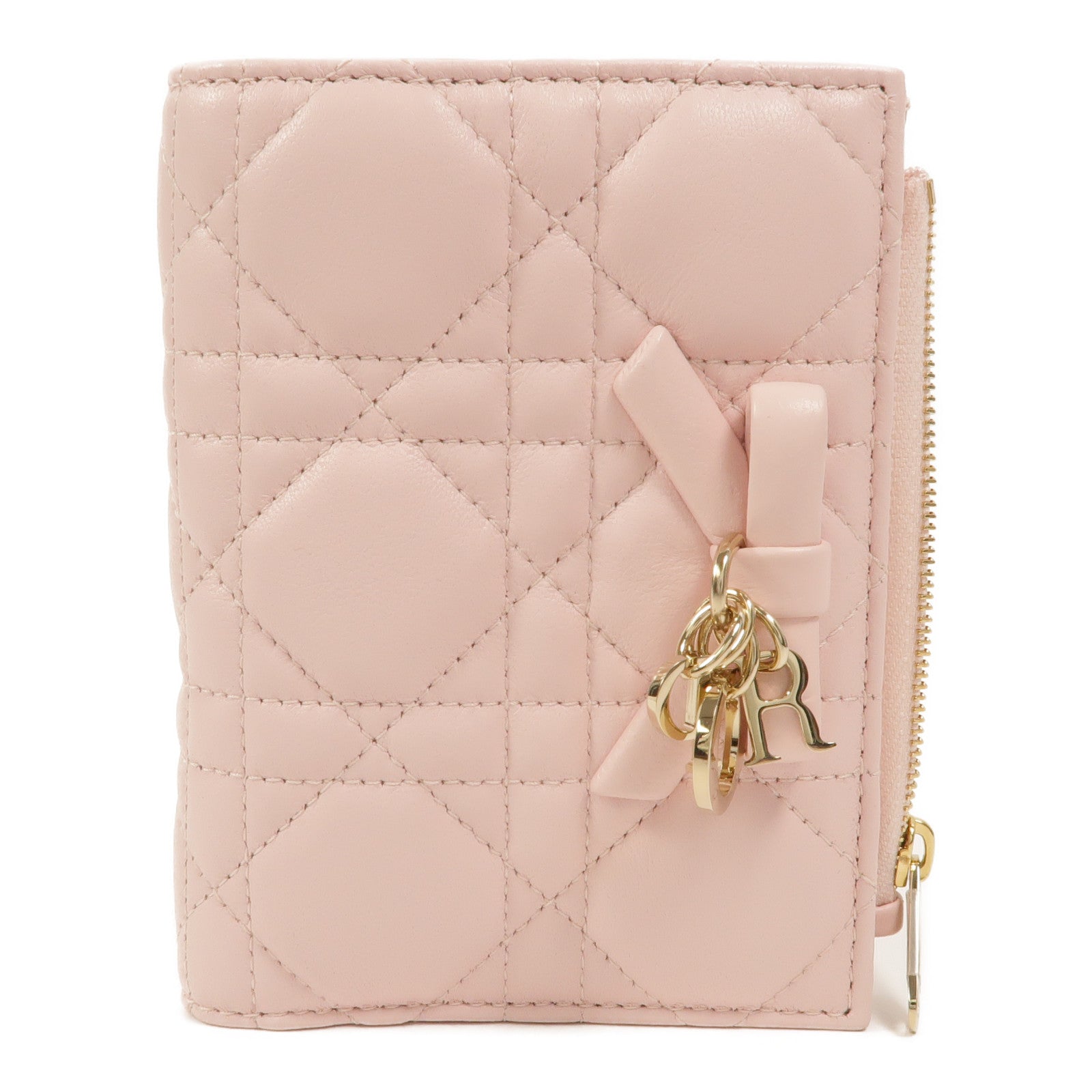Dior 羊皮皮革Lady Dior Dahlia Wallet錢包