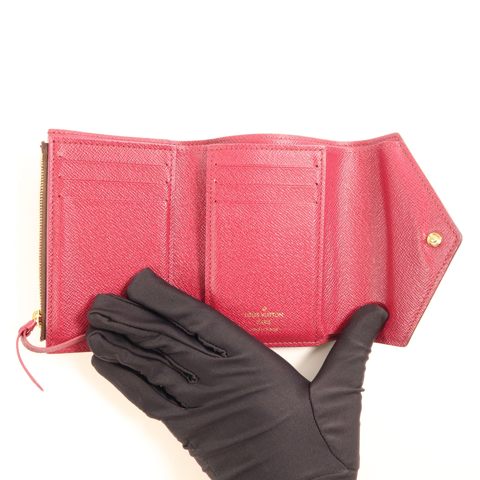 LOUIS VUITTON Monogram Portefeuille Victorine金扣錢包
