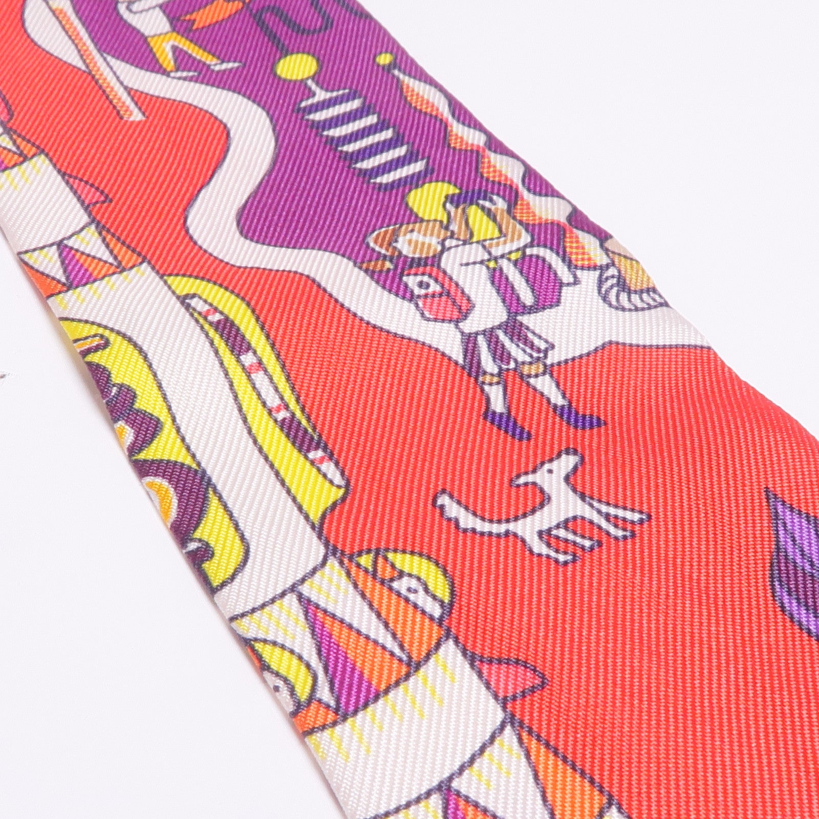 HERMES 絲質Twilly絲巾