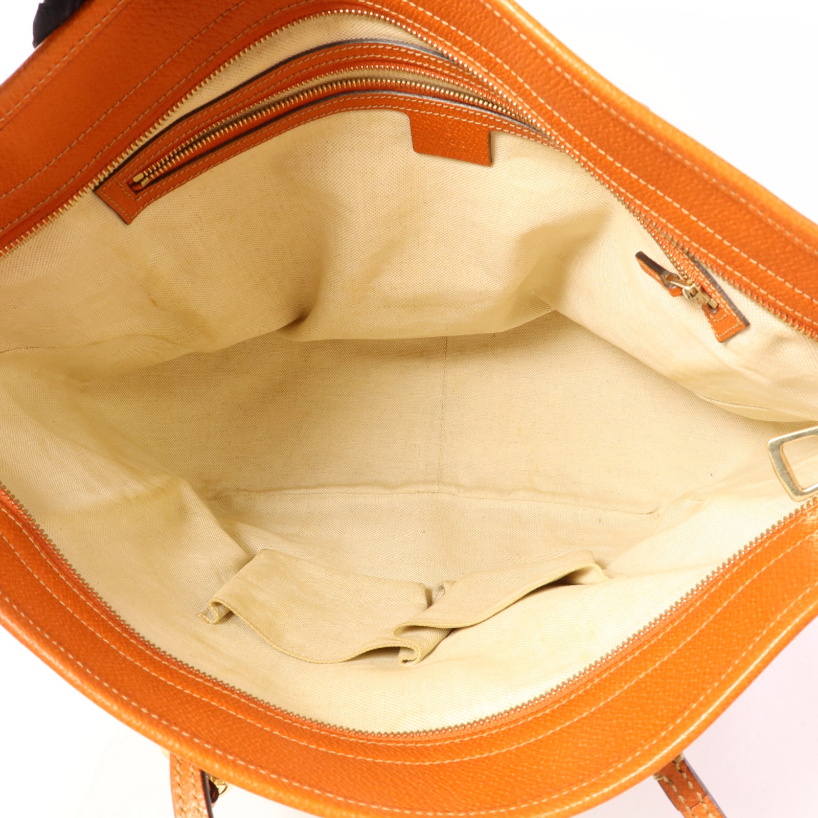 GUCCI 帆布Bree Tote Bag金扣手挽袋