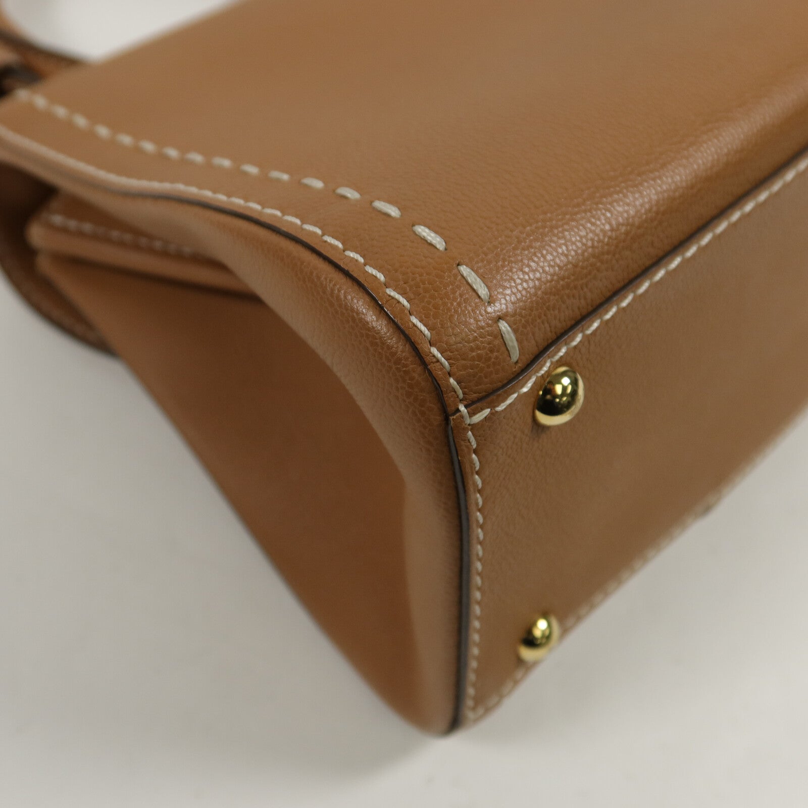 Delvaux 牛皮皮革Brillant Mini手挽肩背兩用袋