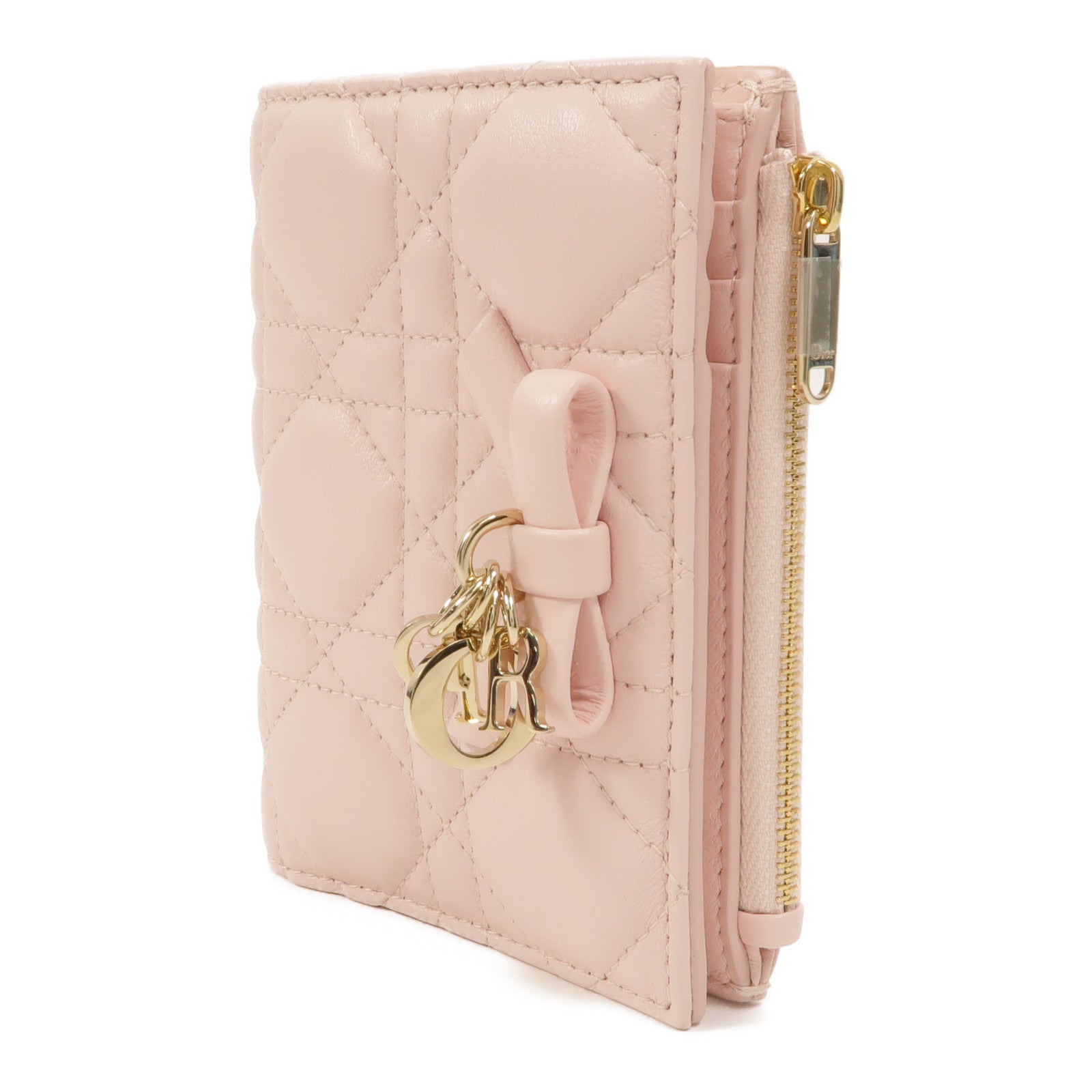 Dior 羊皮皮革Lady Dior Dahlia Wallet錢包