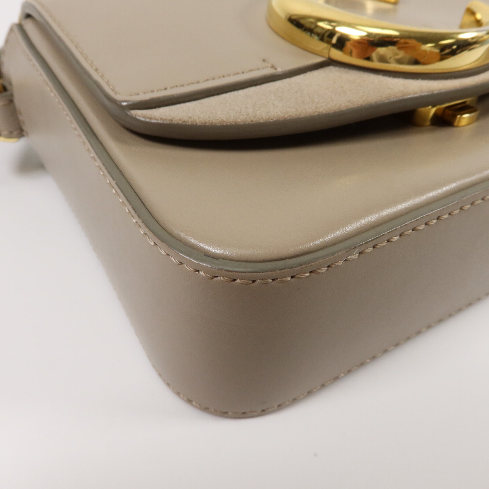 Chloe 牛皮皮革Mini C手挽肩背兩用袋