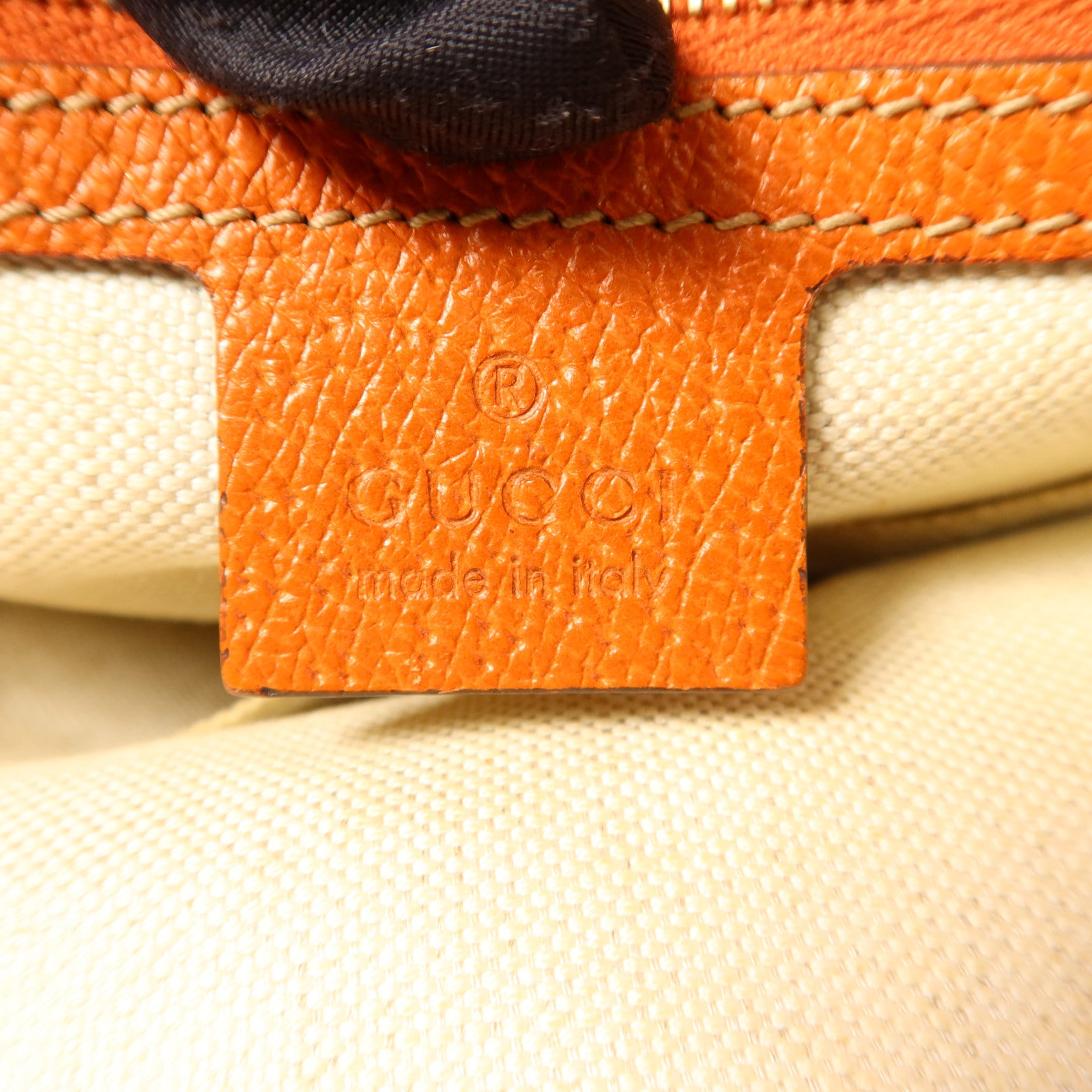 GUCCI 帆布Bree Tote Bag金扣手挽袋