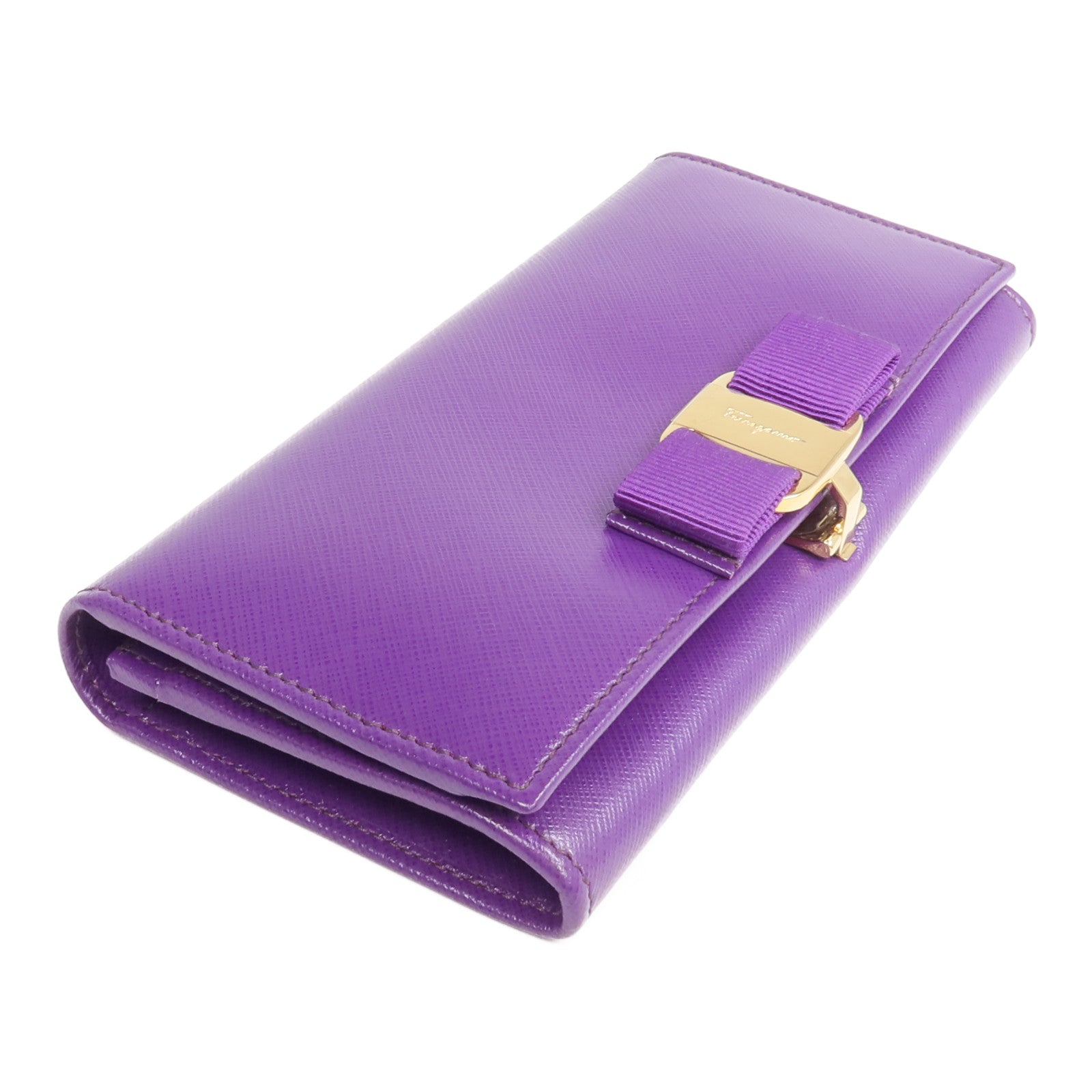 Salvatore Ferragamo 牛皮皮革Vara Bow Long Wallet長錢包