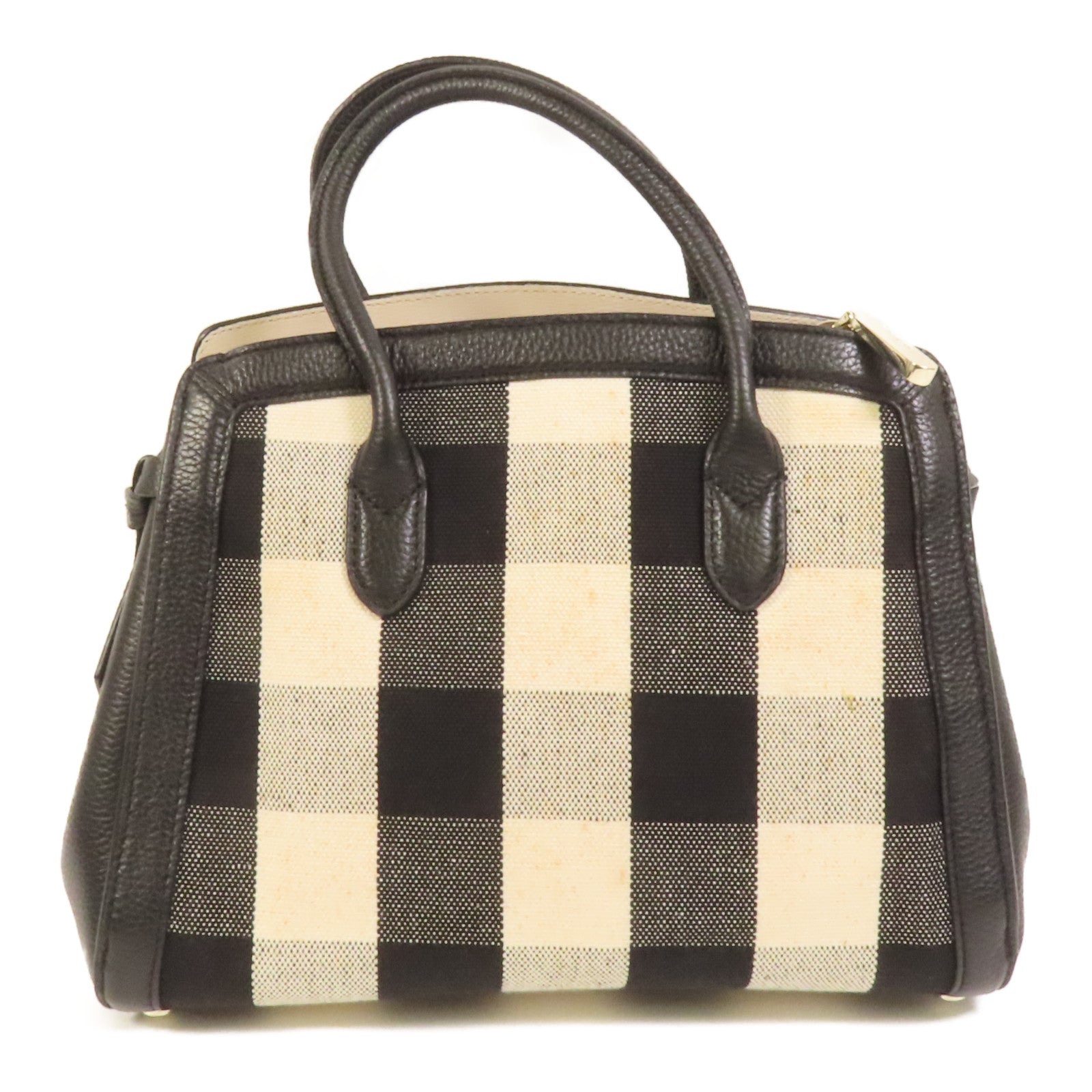 Kate Spade 帆布/牛皮皮革2 Way Shoulder金扣手挽肩背兩用袋