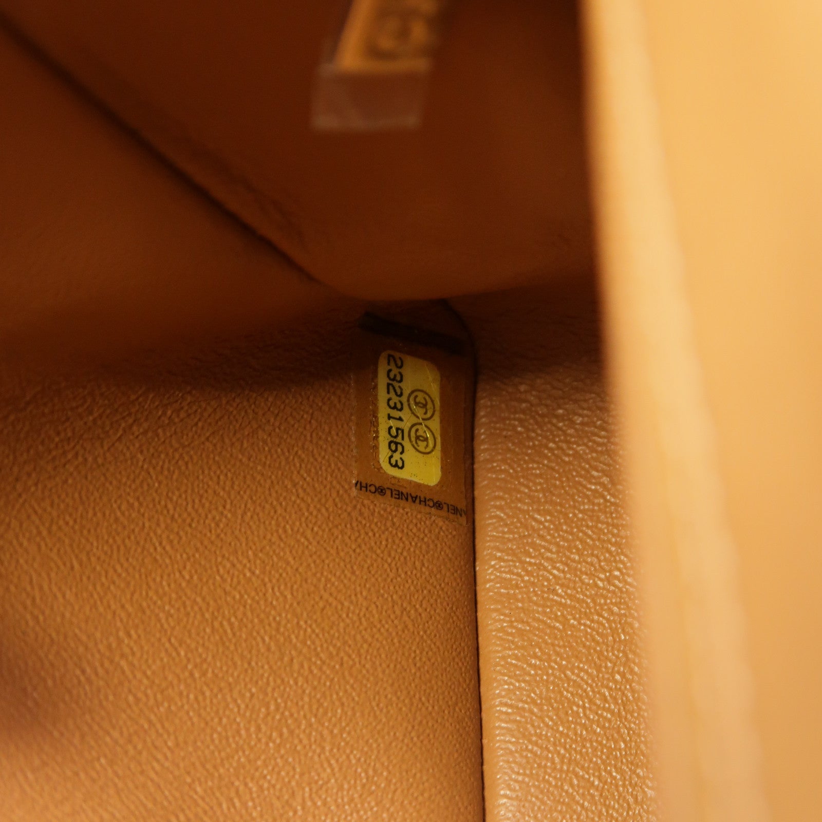 CHANEL 菱格羊皮皮革Classic 20金扣肩背袋啡色
