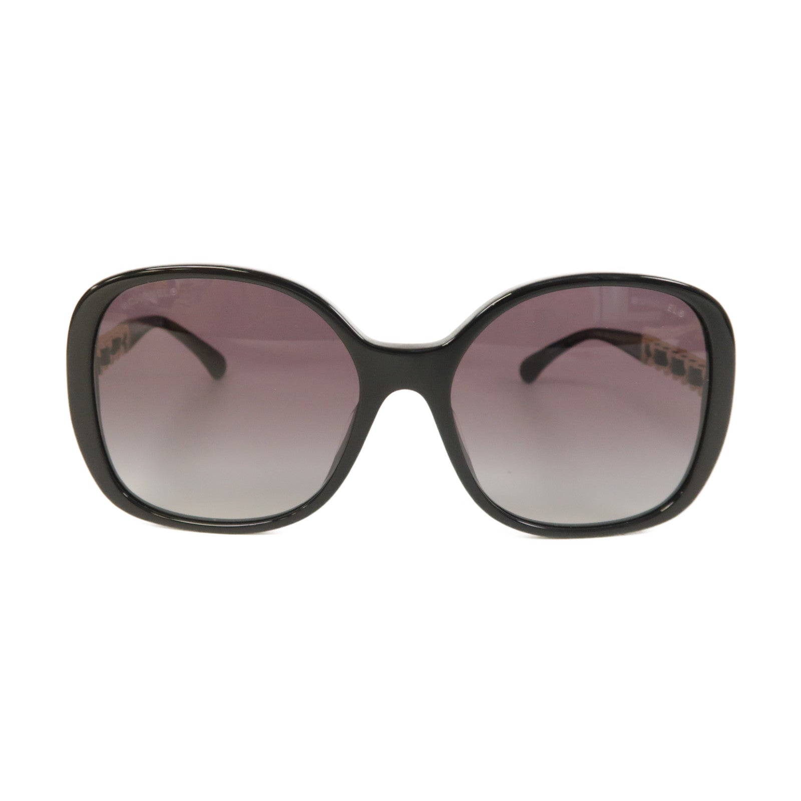 CHANEL 金屬/PVC Sunglasses太陽眼鏡黑色